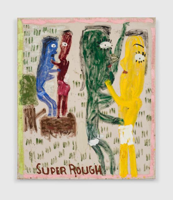 Rose Wylie — Super Rough 2, Nose & green grass