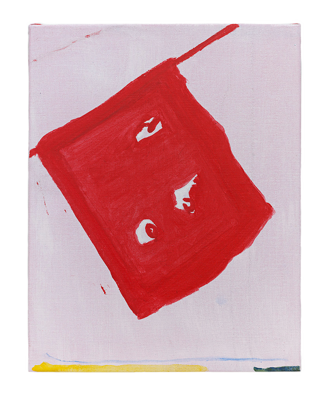 A painting by Raoul De Keyser, titled Turkish 1 Mai in Belgium, dated 2009