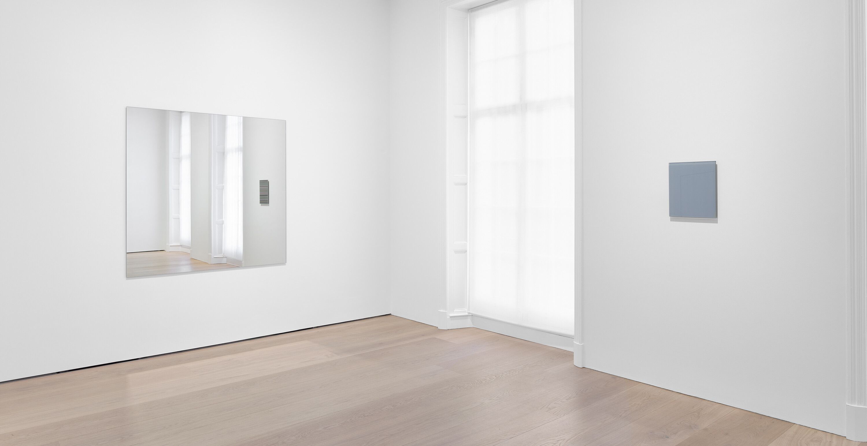 An installation view of an exhibition titled Gerhard Richter, at David Zwirner, London, in 2024.