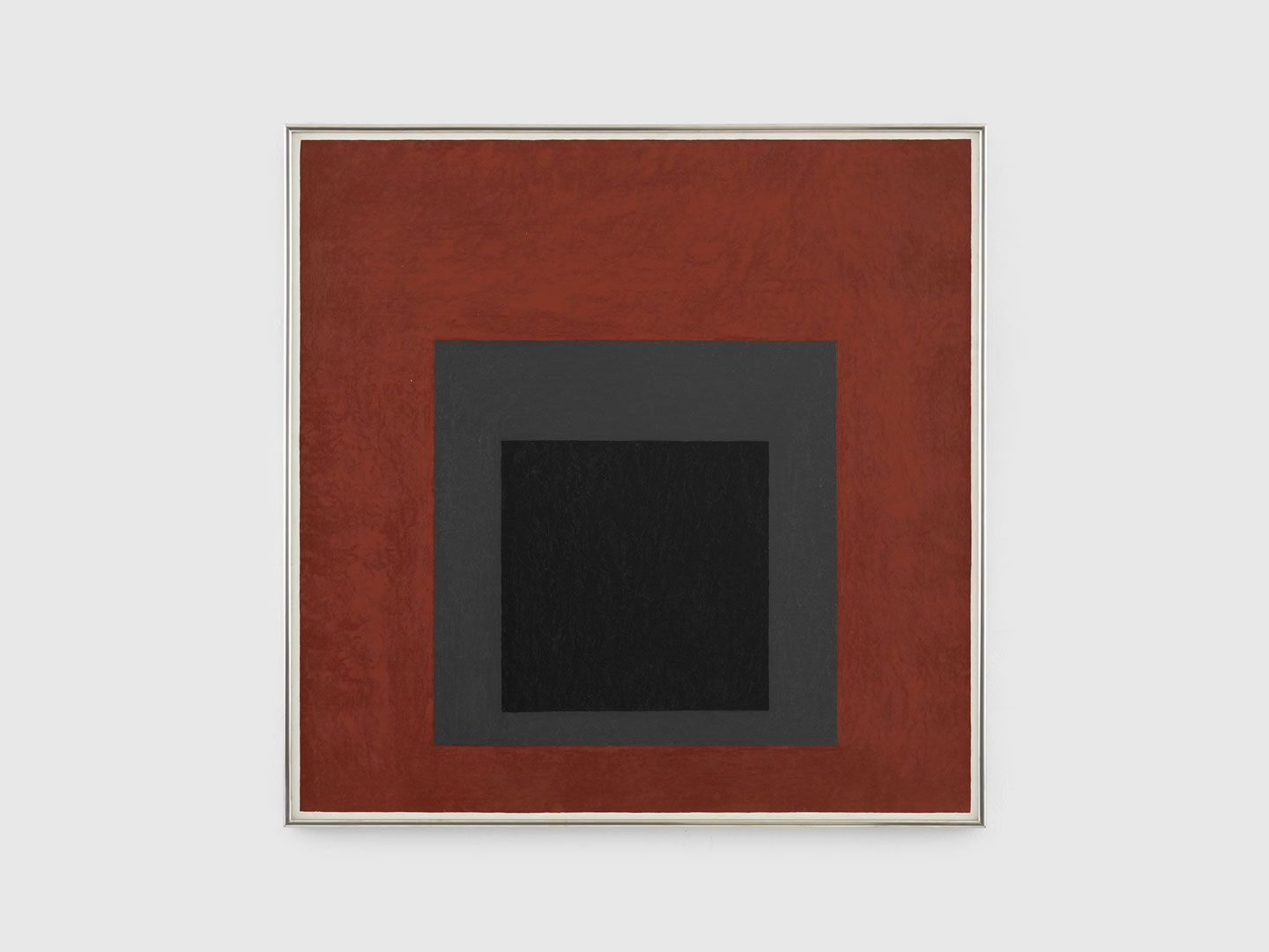 A painting by Josef Albers, titled Homage to the Square: Tap Root, dated 1965.