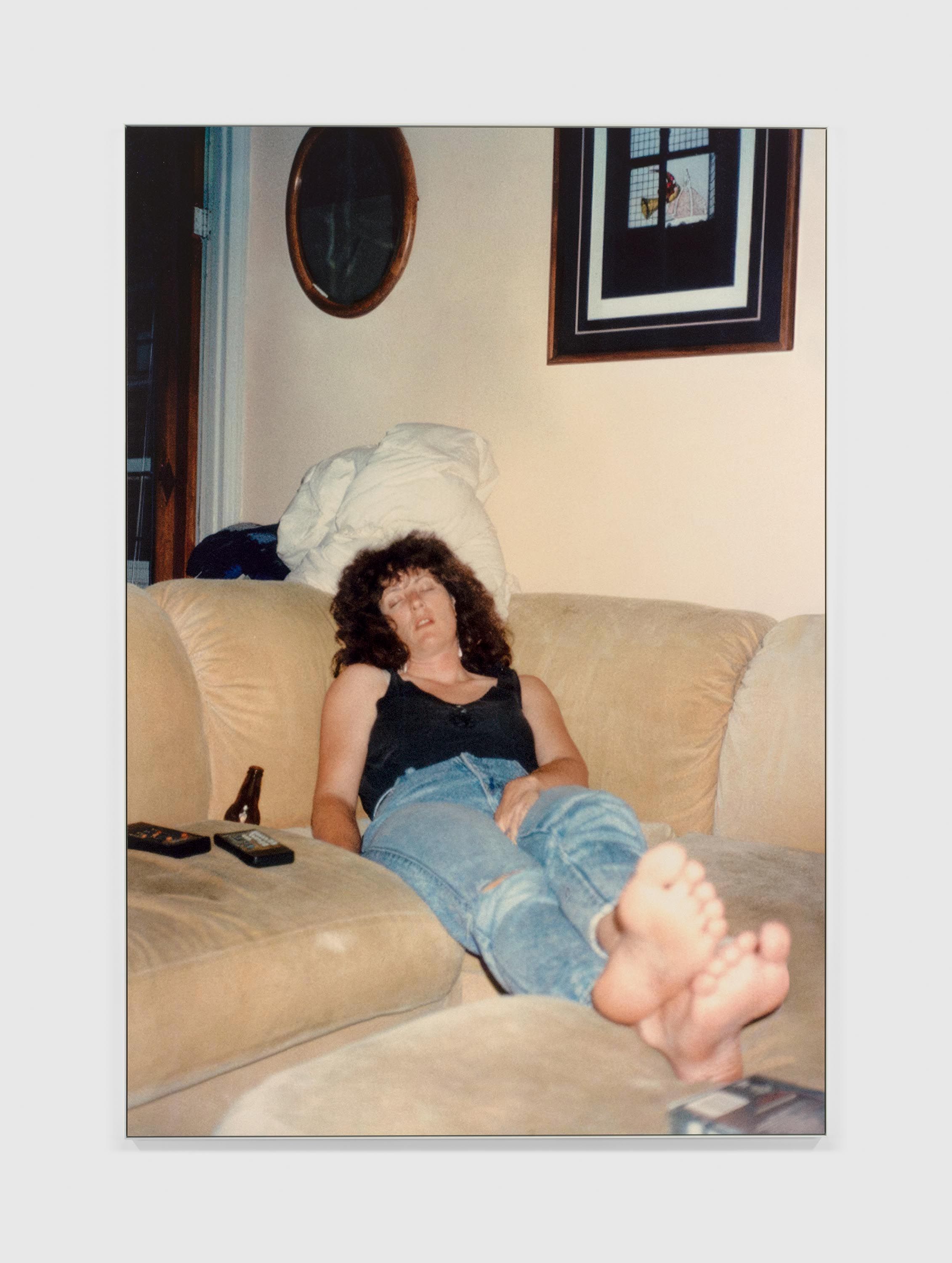A photograph by Steven Shearer, titled Sleeping Host, dated 2024.