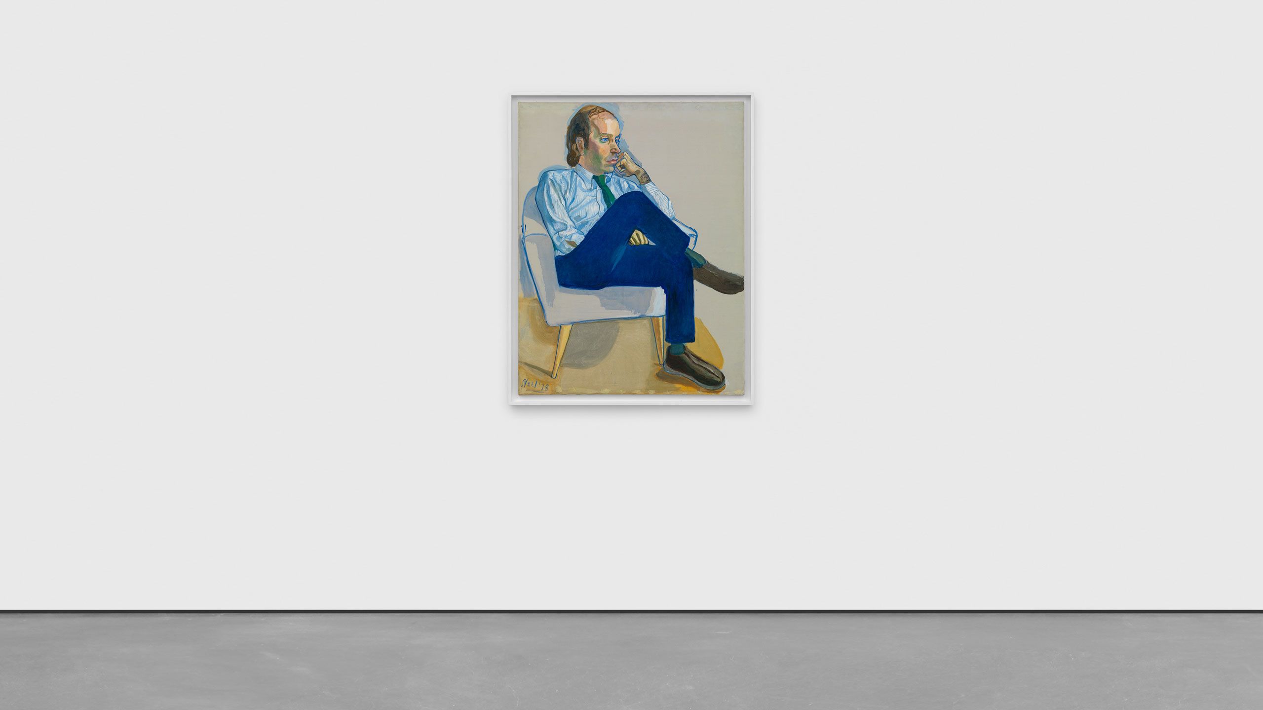 Alice Neel, Hartley, oil on canvas, 1978
