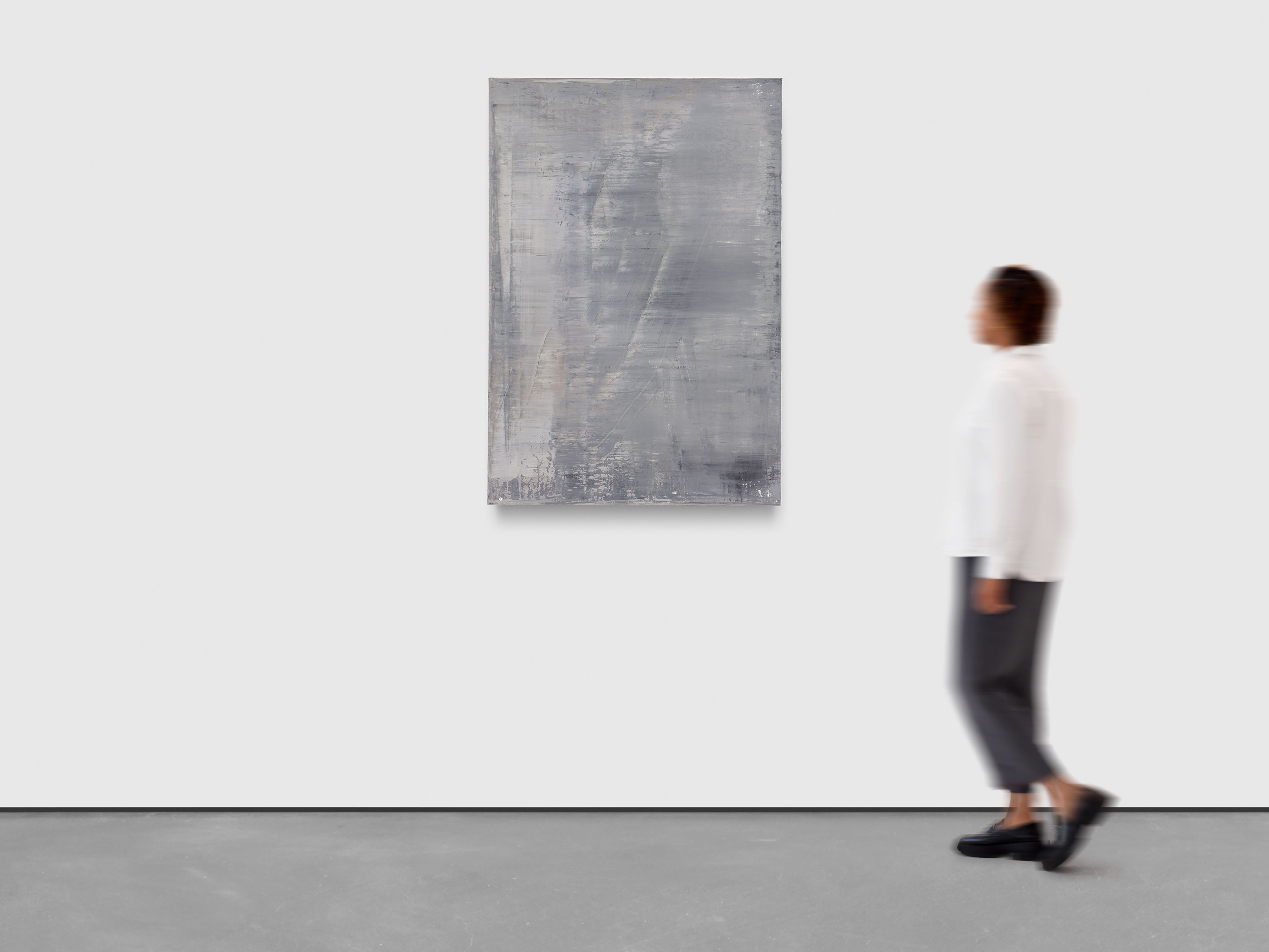 A painting by Gerhard Richter, titled Abstraktes Bild (Abstract Painting), dated 2001.