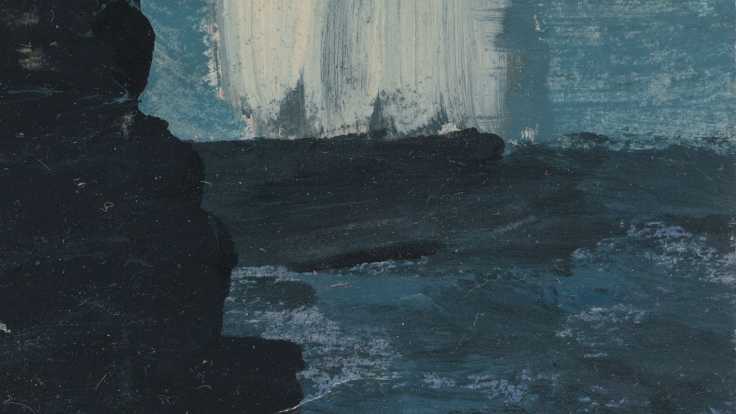A detail from an untitled painting also known as Storm in Blue Sky by Frank Walter, n.d.