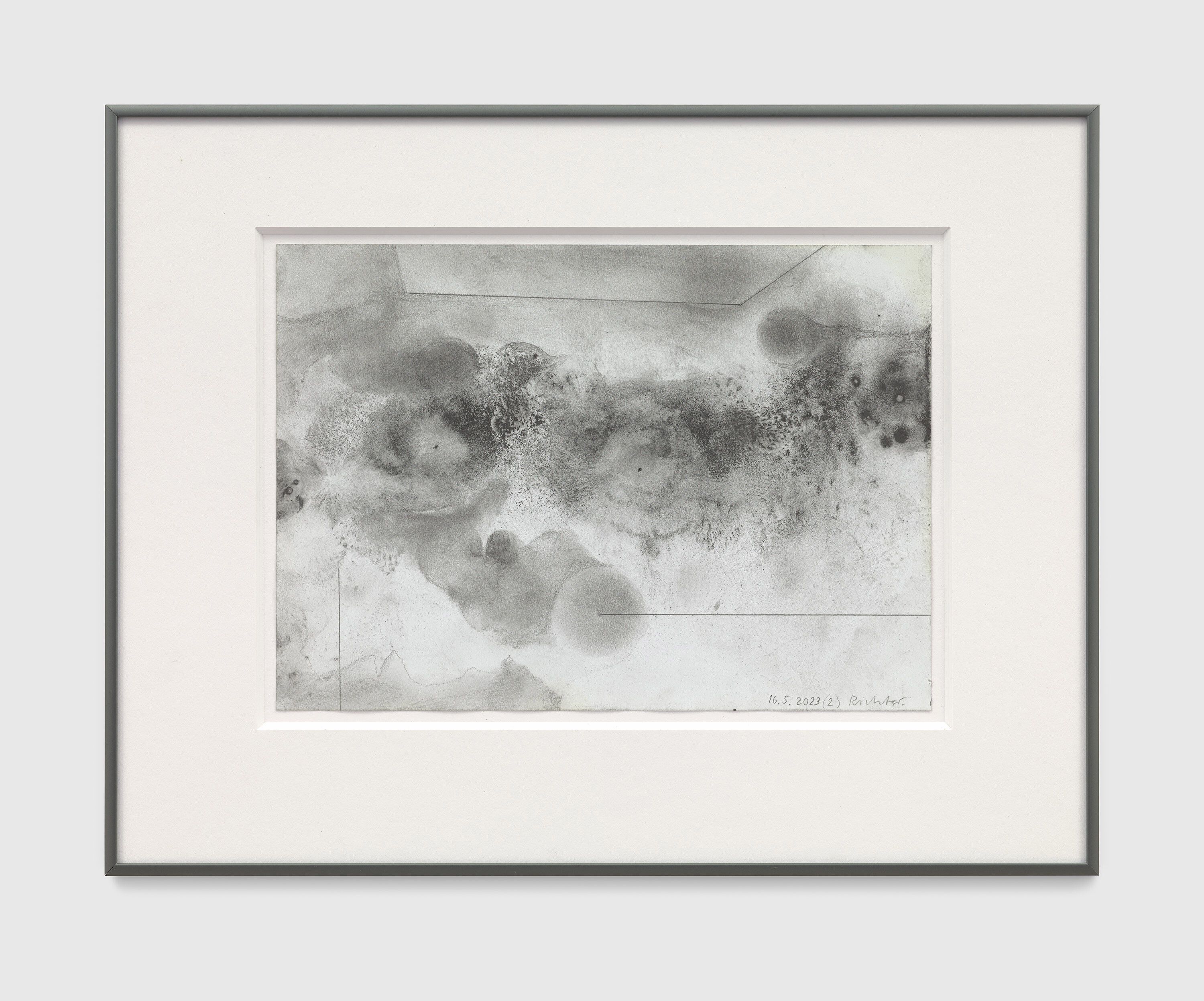 A drawing by Gerhard Richter, titled 16.5.2023 (2), dated 2023.