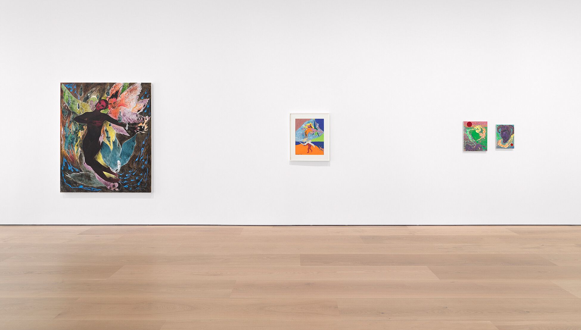 Installation view of the exhibition titled So let us all be citizens too at David Zwirner, London, dated 2023