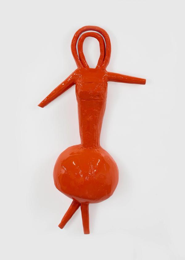 Rose Wylie — Red Girl (no face)