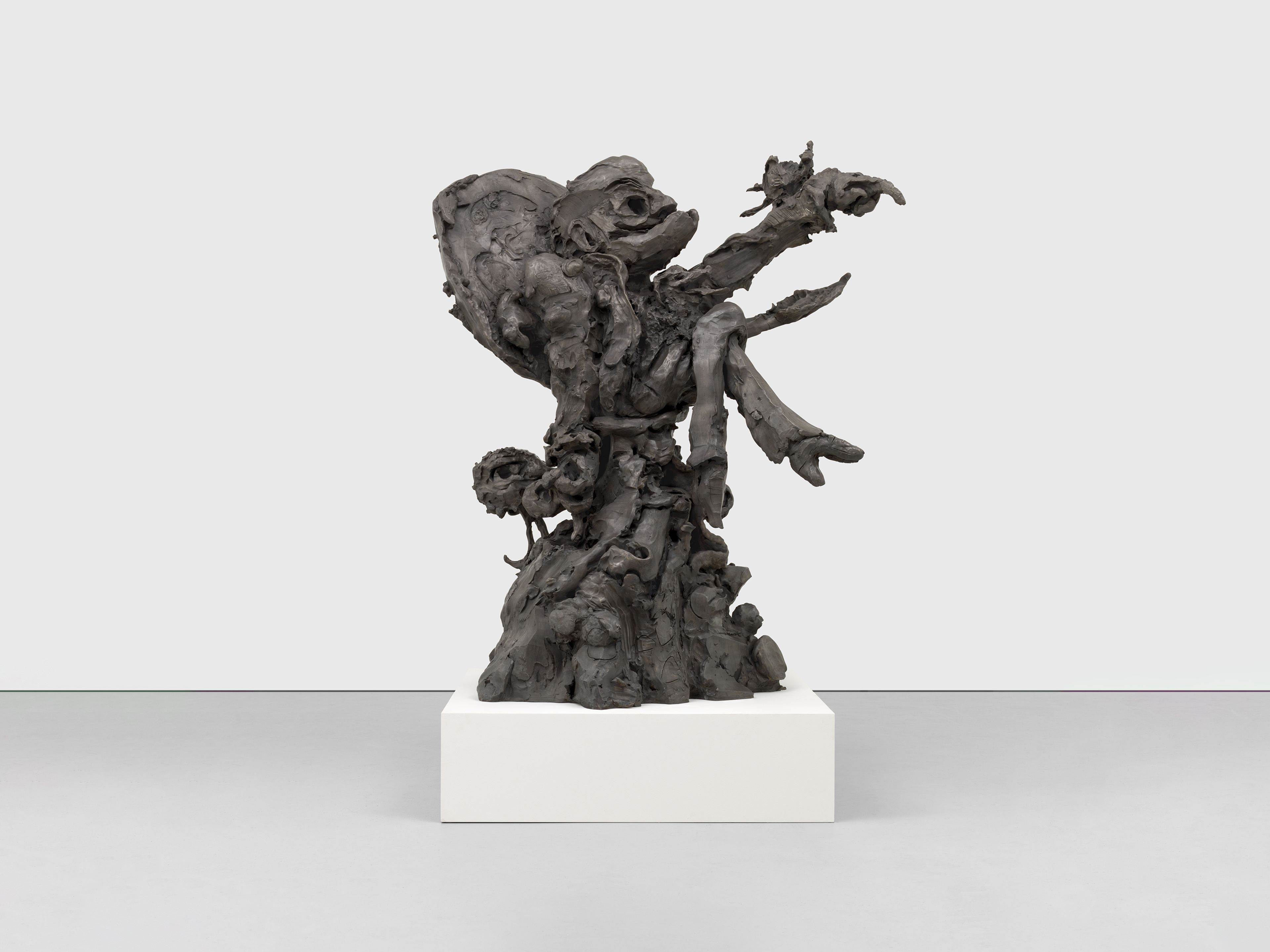 A sculpture by Dana Schutz, titled Victor, dated 2021.