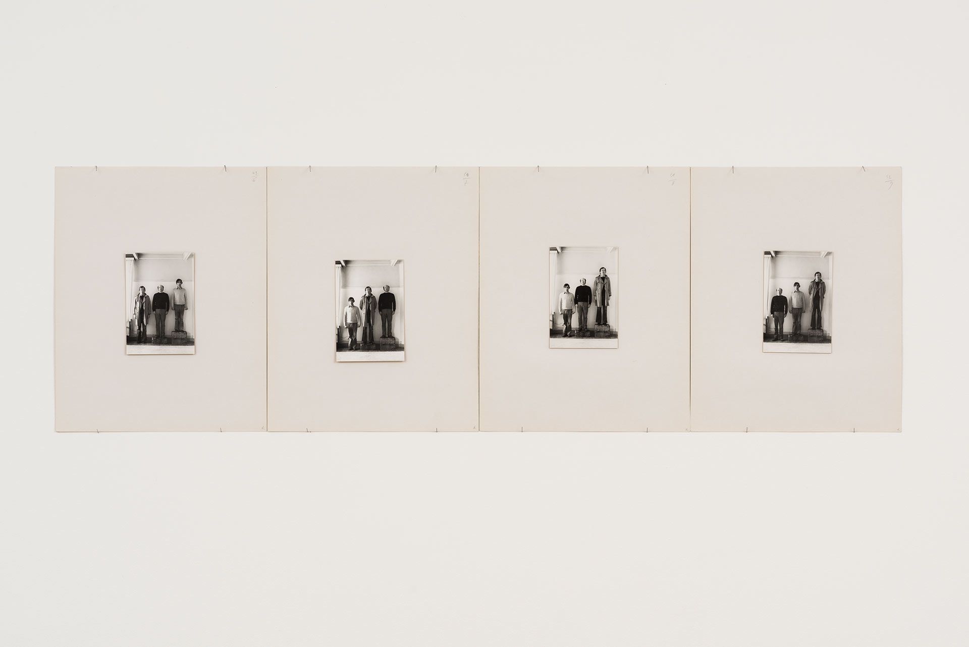 A photograph by Guy Mees, titled Portretten (Portraits), dated 1971-72