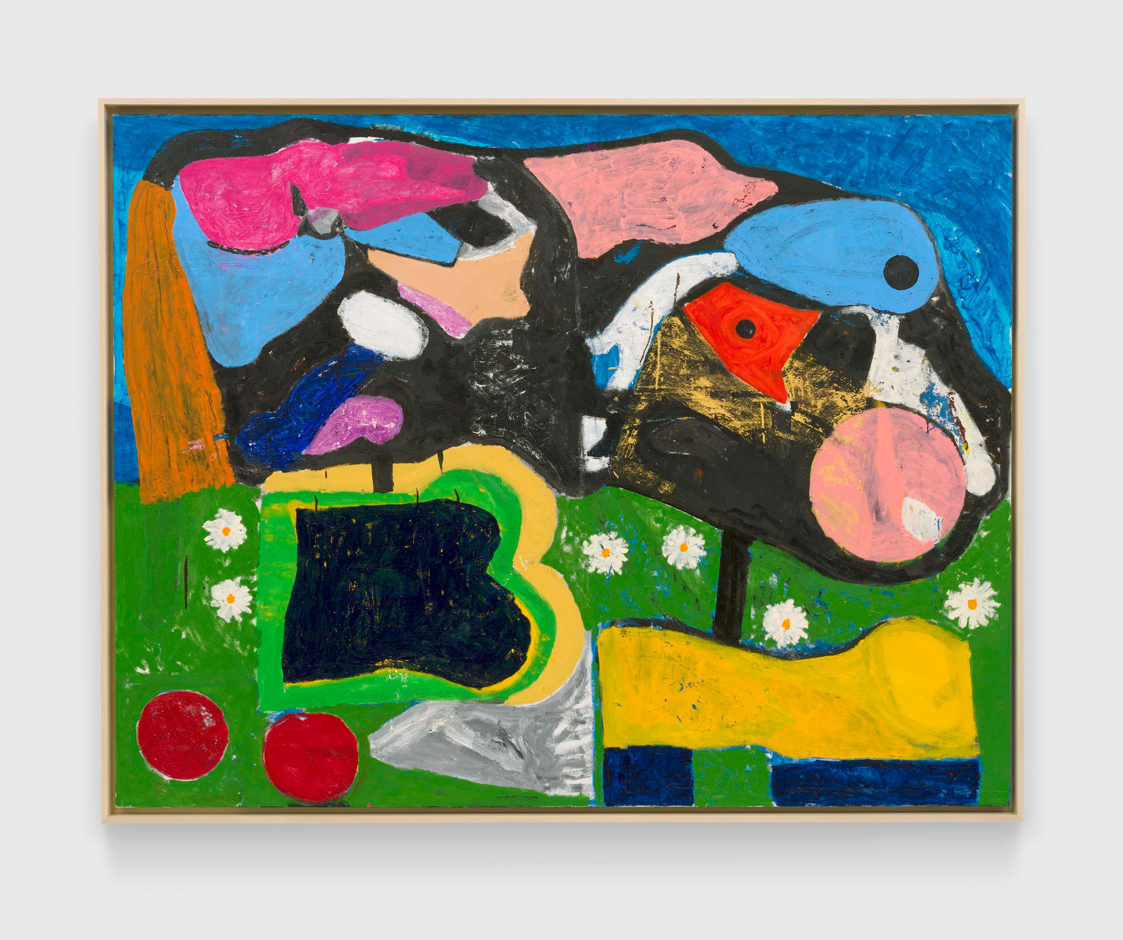 A painting by Joe Bradley, titled Country Heel, dated 2025.