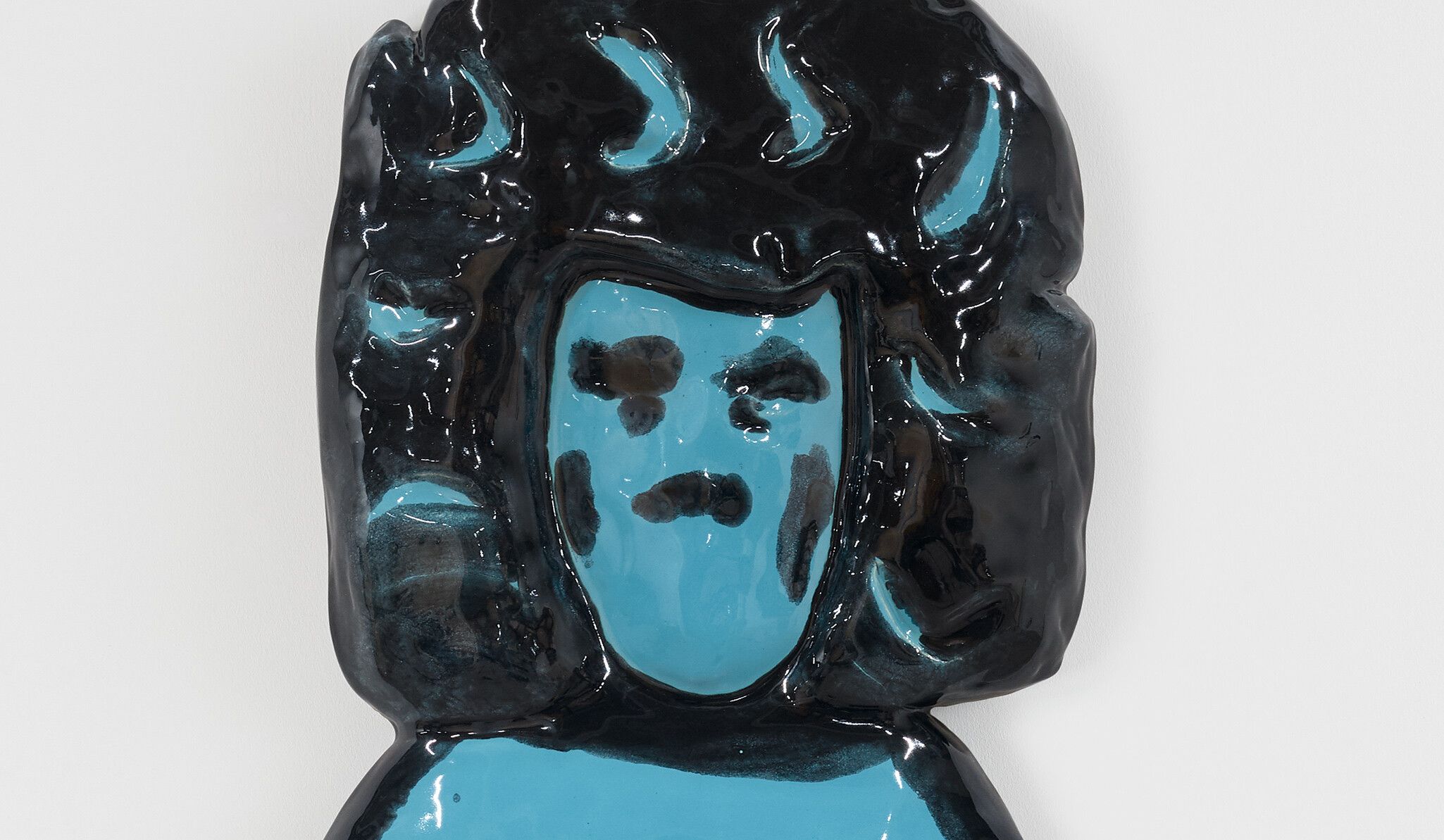 Upper detail of Grumpy Girl, 2021
