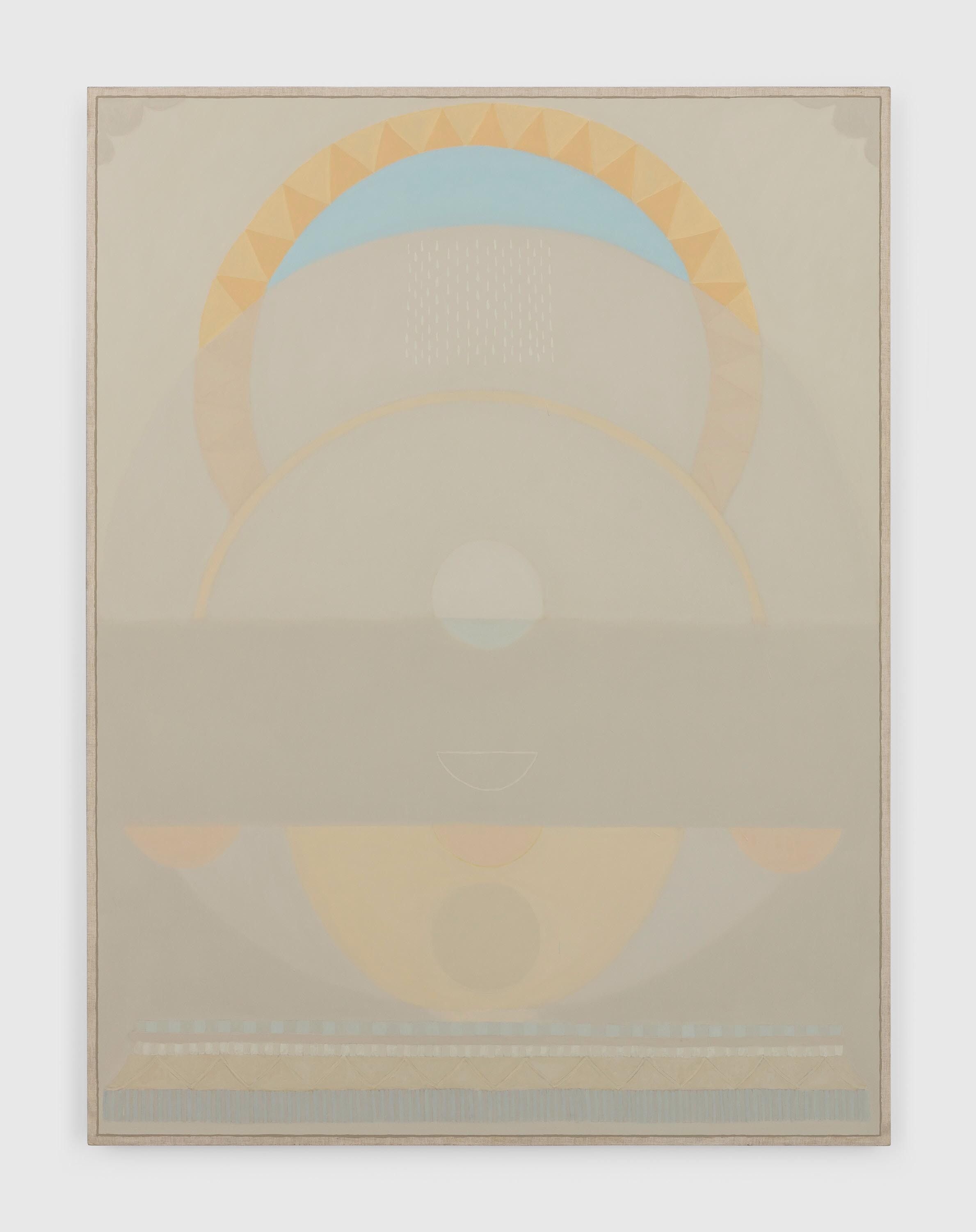 A painting by Lucas Arruda, called Untitled (from the Deserto-Modelo series), dated 2020.