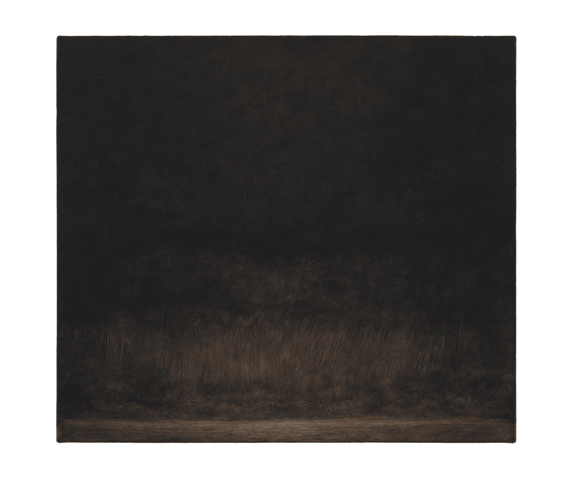 A painting by Lucas Arruda, titled Sem título da série Deserto-Modelo, dated 2017.