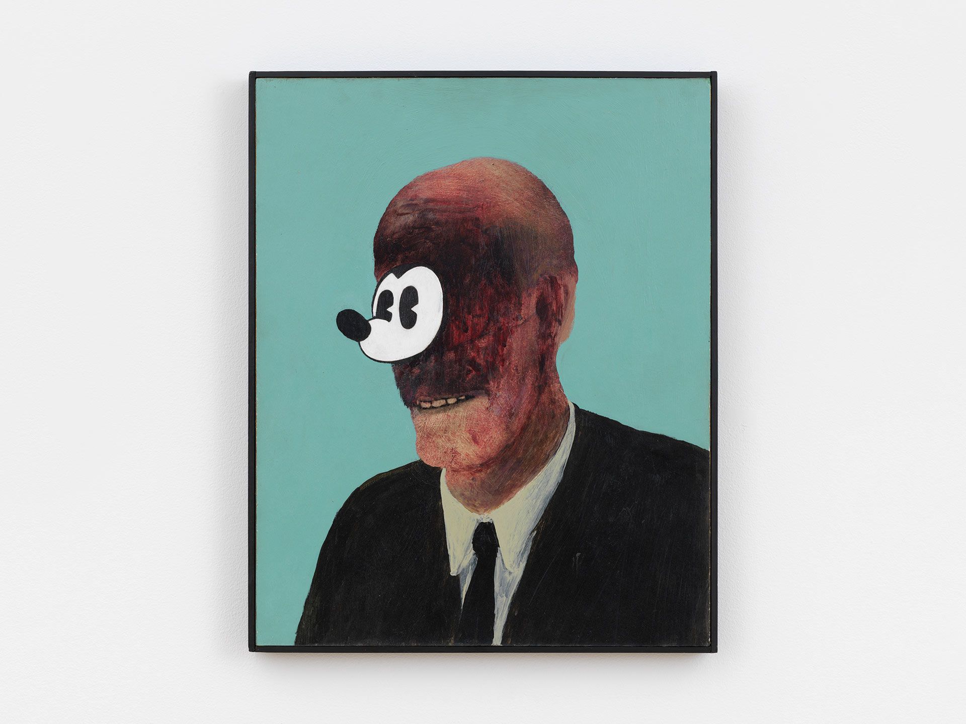 A painting by Llyn Foulkes, titled Portrait of Walt Disney, dated 2004 to 2005.