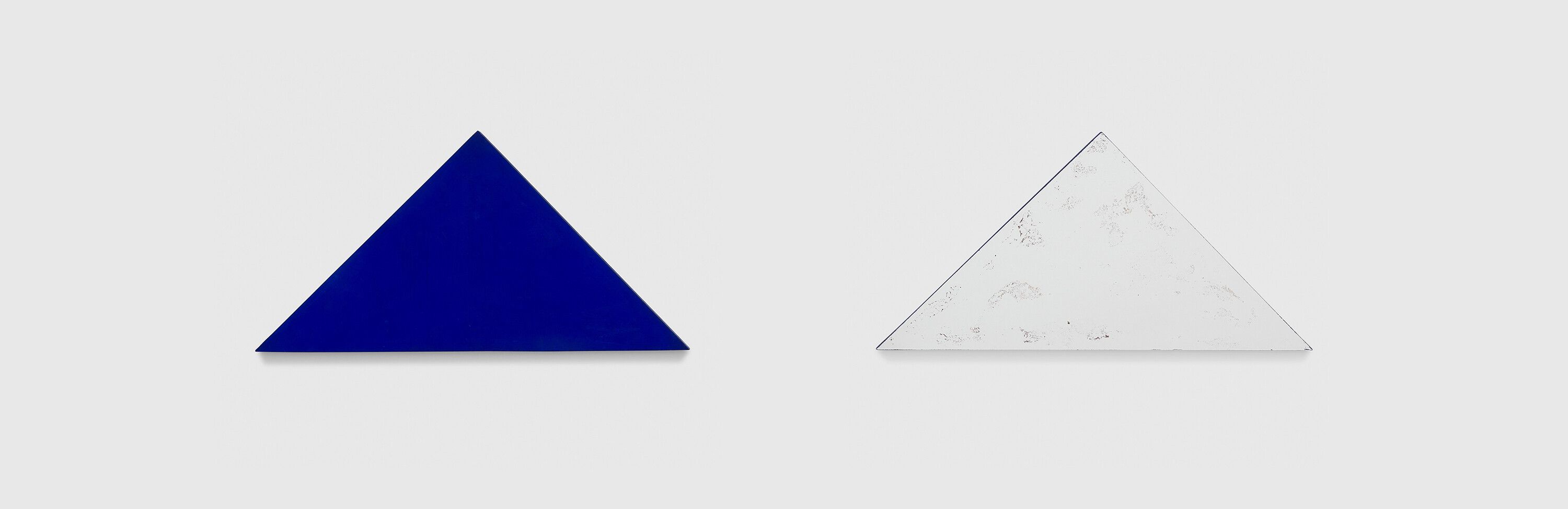 A painting by Blinky Palermo, called Ohne Titel (Untitled), dated 1969.
