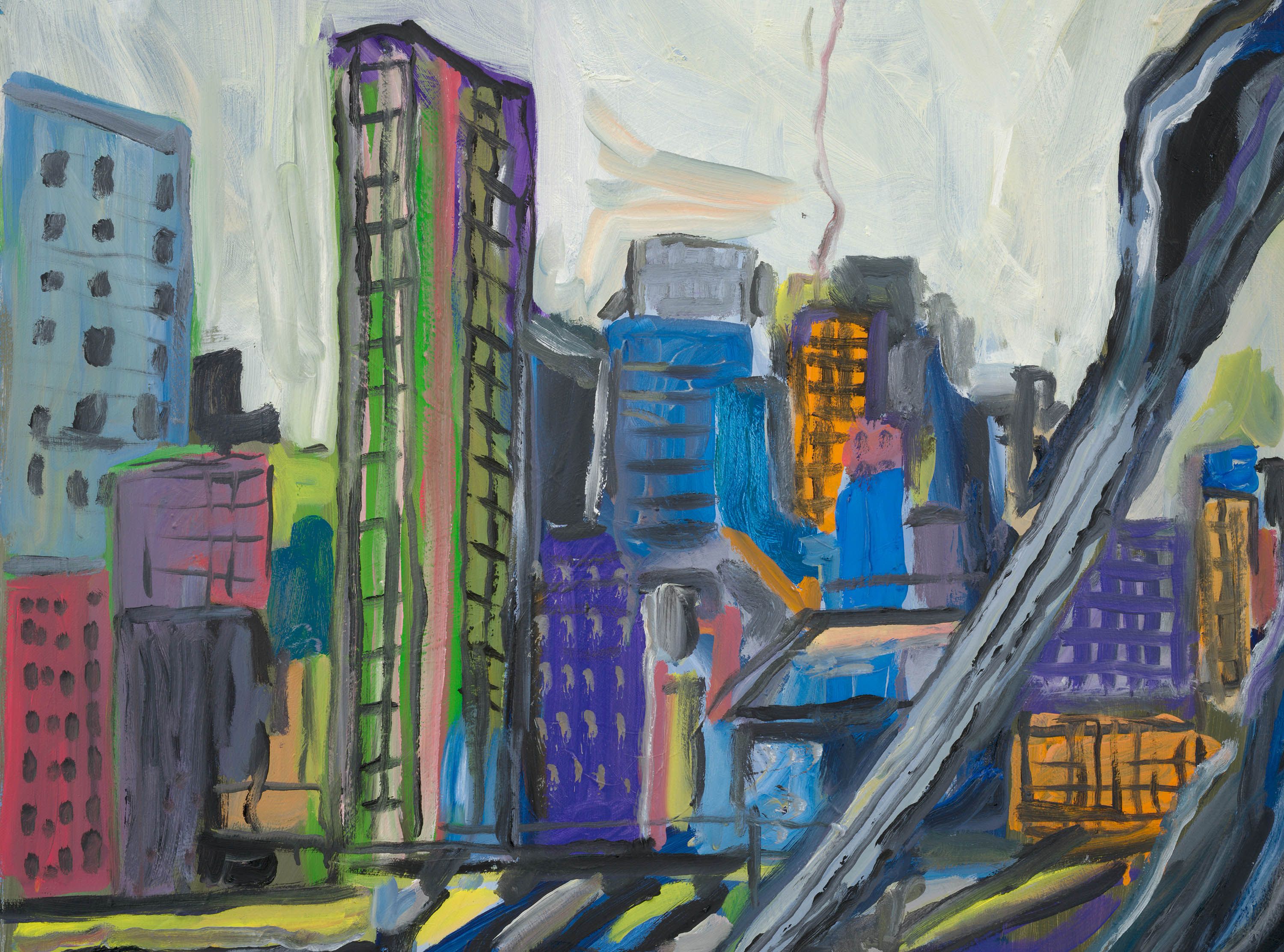 シャーマン絵画 Josh Smith: The Villager, 2025 | David Zwirner