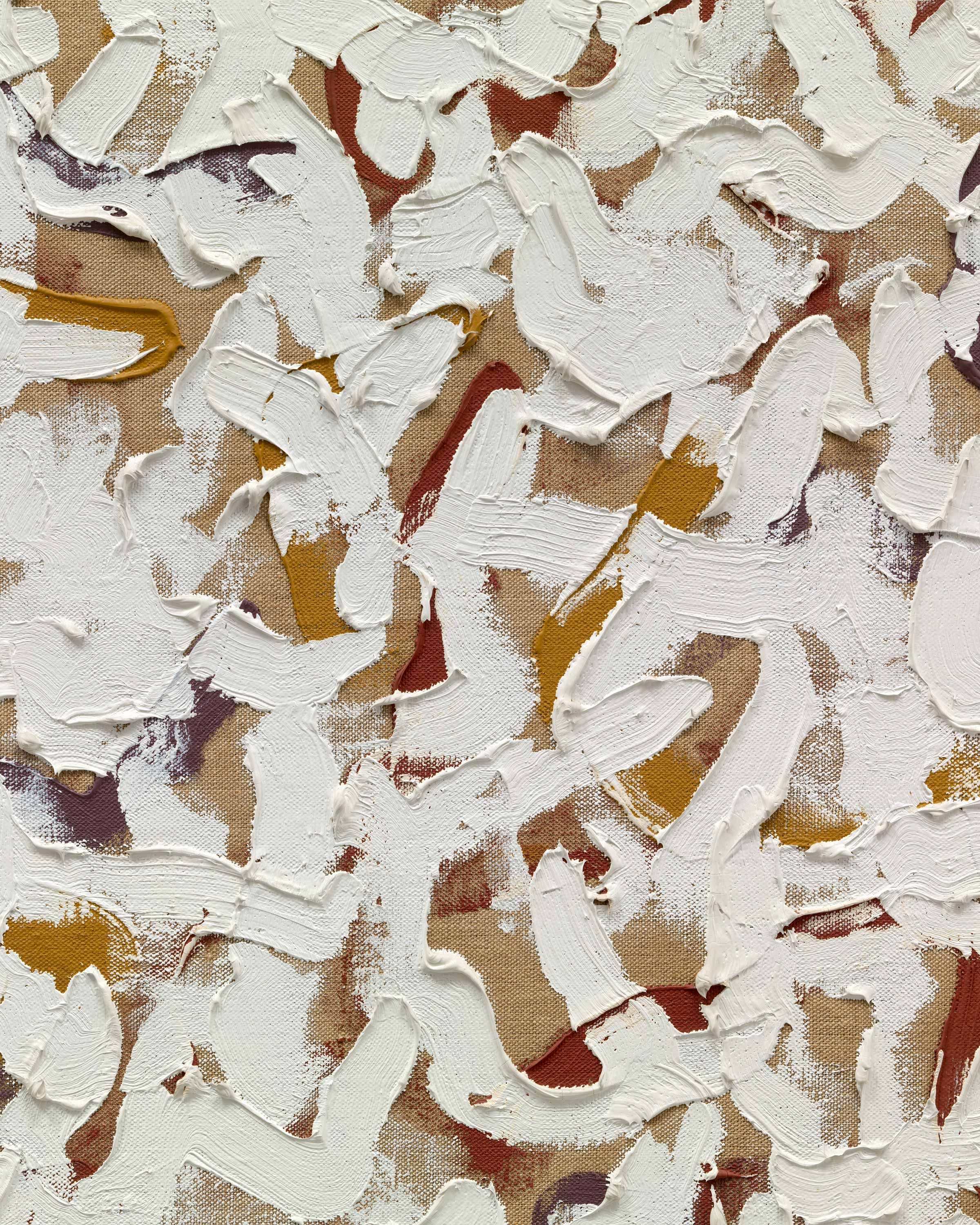 A detail of an artwork by Robert Ryman, called Untitled [Background Music], circa 1962