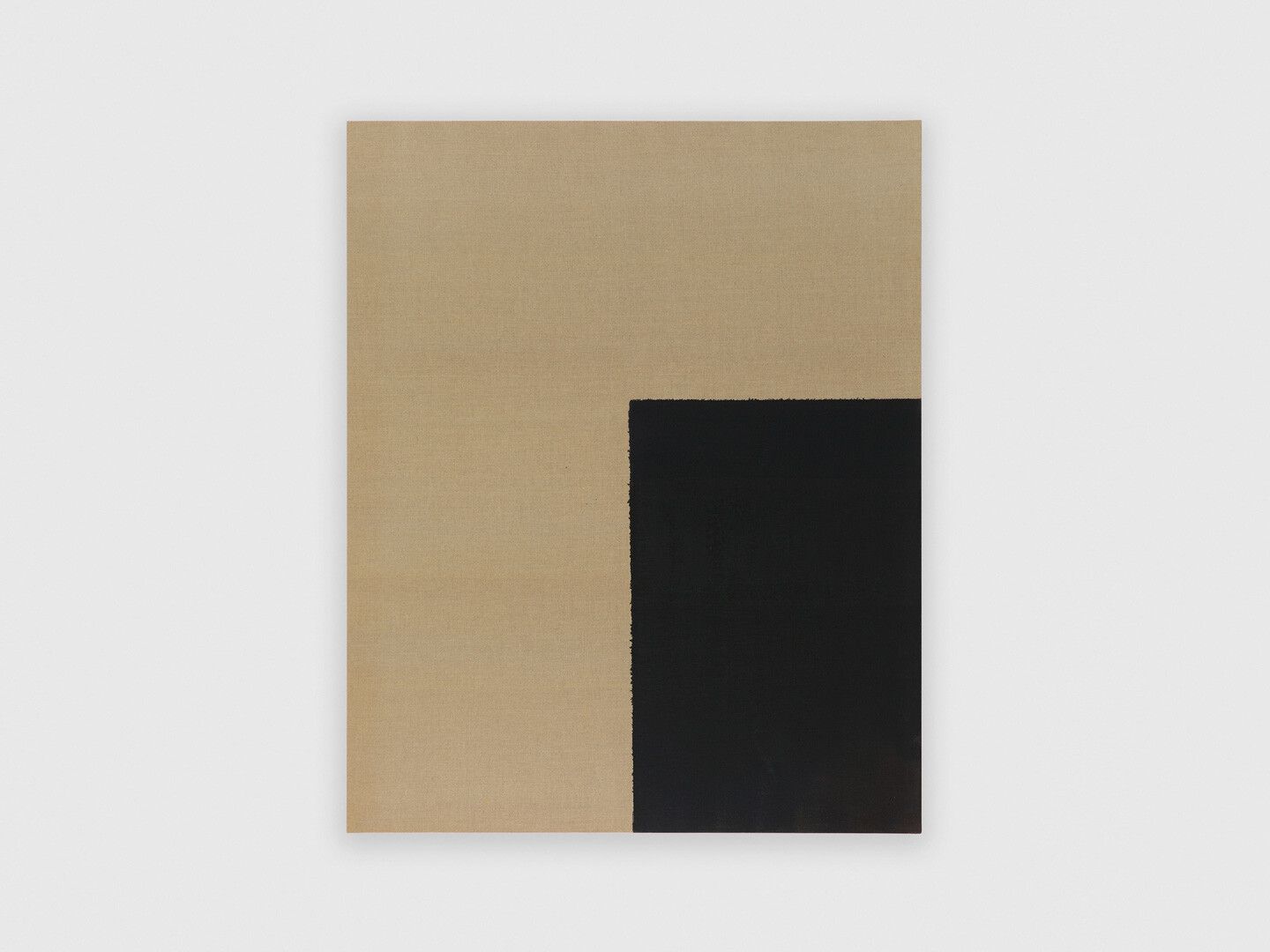An oil painting on linen by Yun Hyong-keun, titled Burnt Umber & Ultramarine, dated 1996.