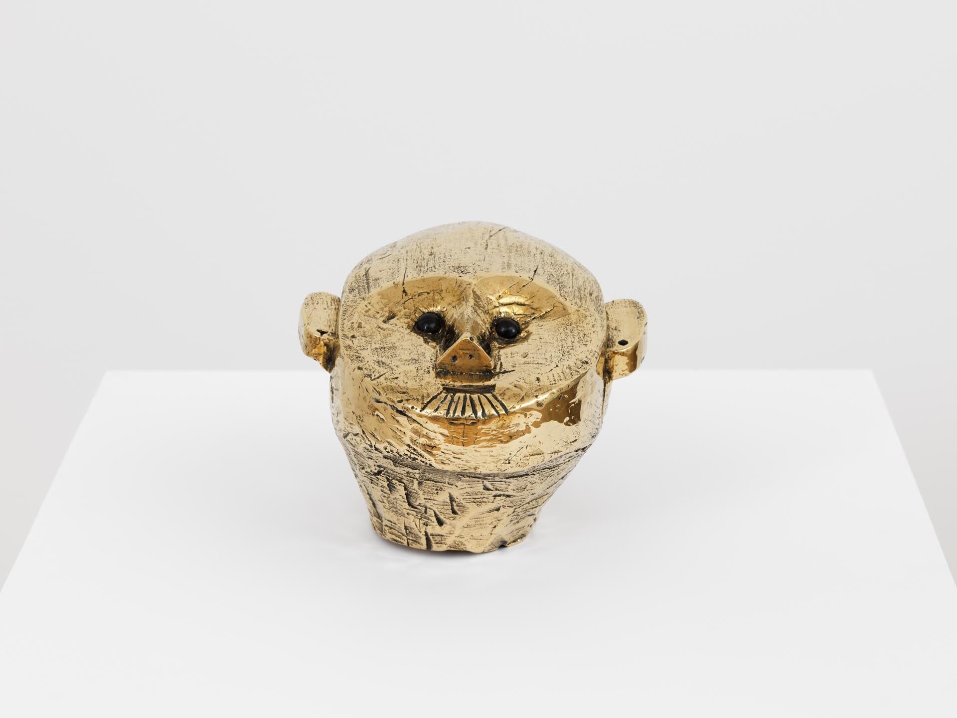 A sculpture by Sherrie Levine, titled Naga Effigy, dated 2016.