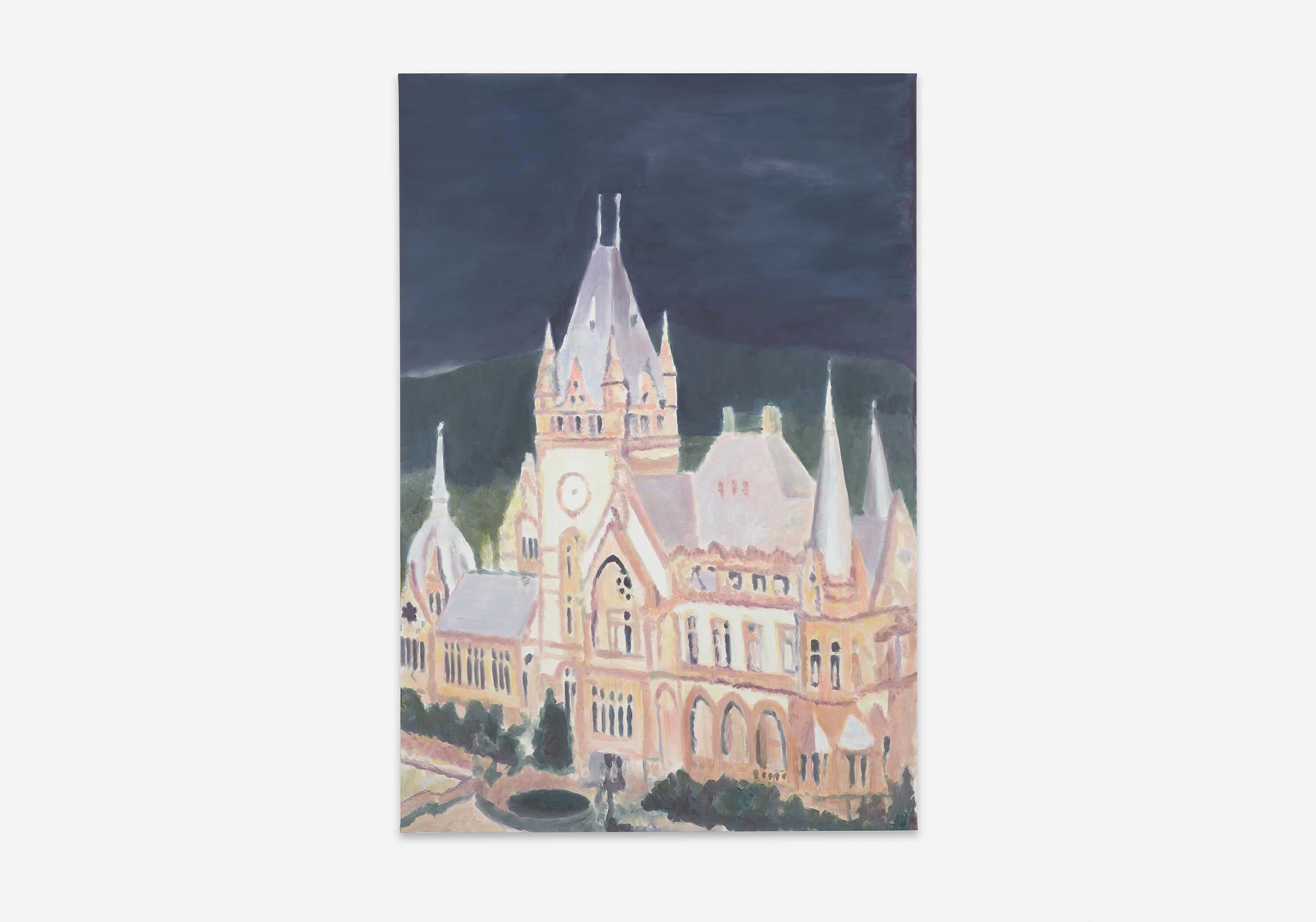 A painting by Luc Tuymans, titled Estate, dated 2021.