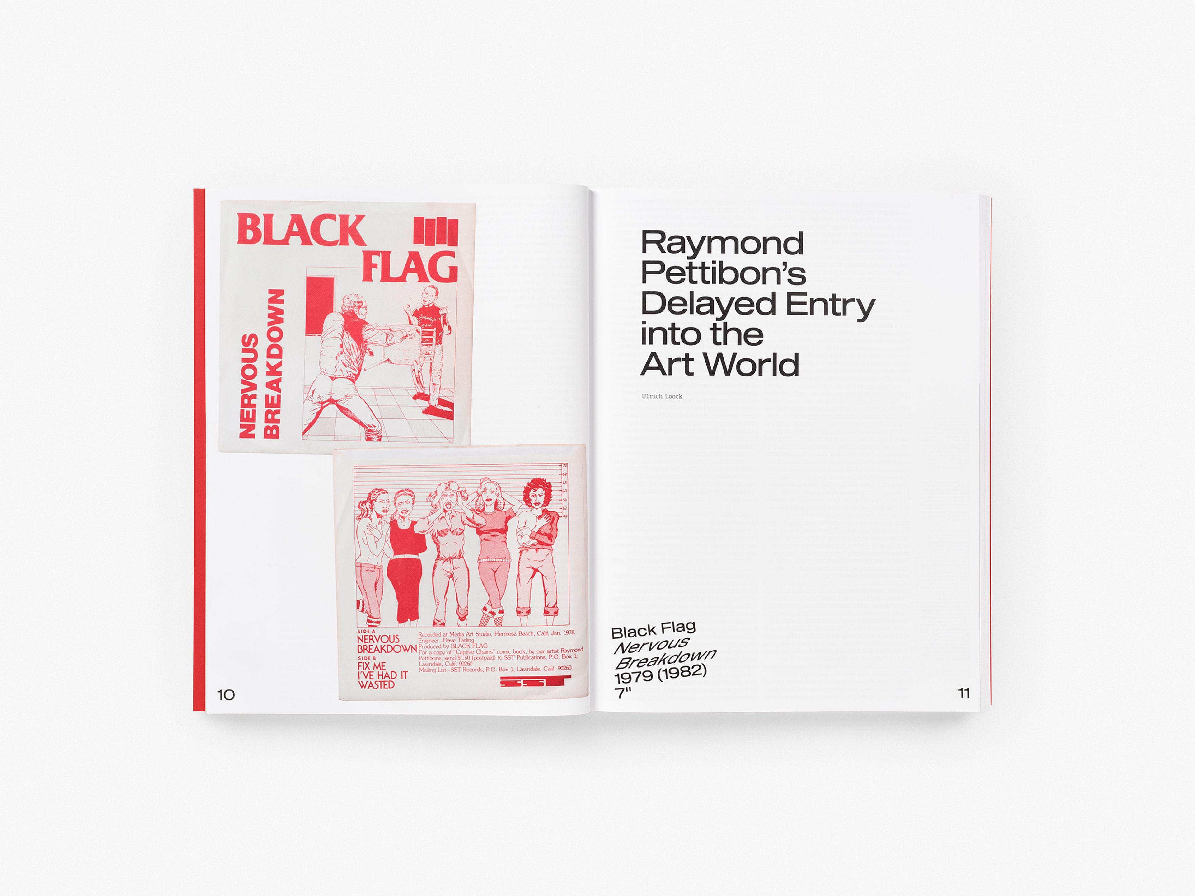 Nervous Breakdown: Raymond Pettibon spread