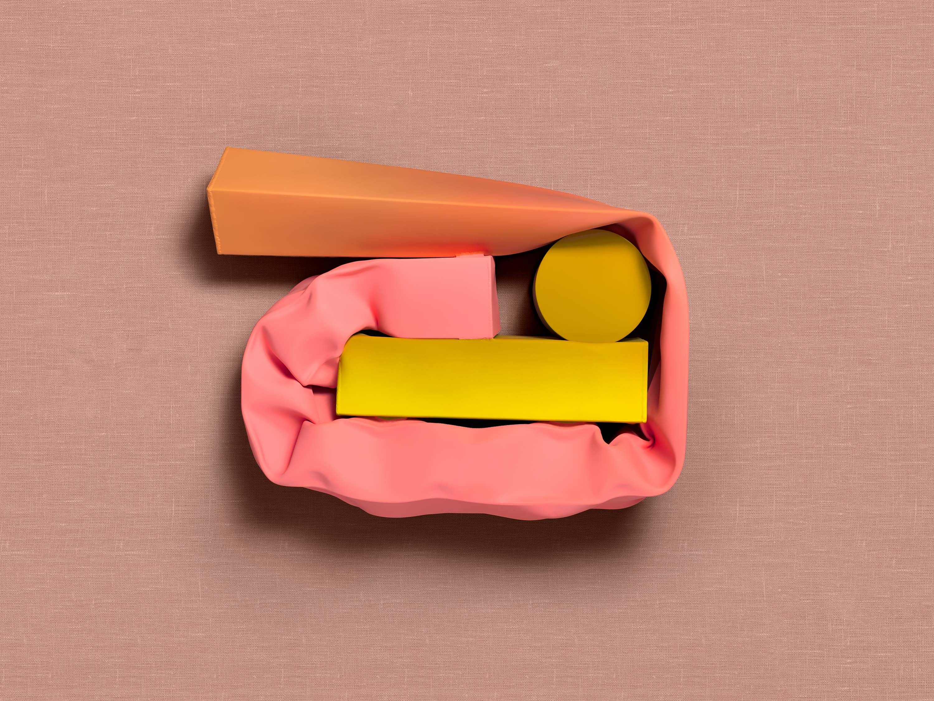 A sculpture by Carol Bove, titled Particoloured Heideggerianism, dated 2022.