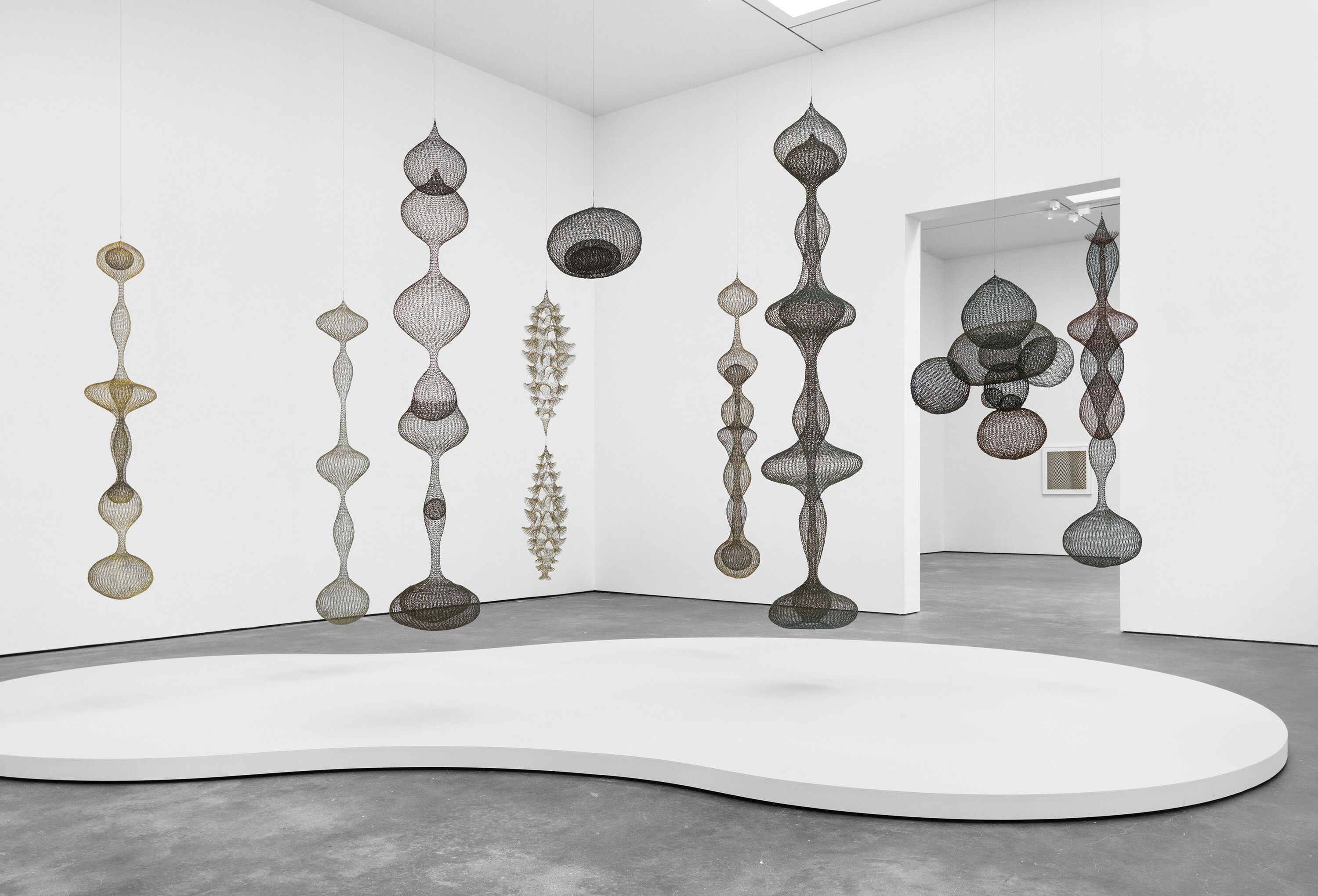 Installation view, Ruth Asawa: All Is Possible, David Zwirner, New York, 2021