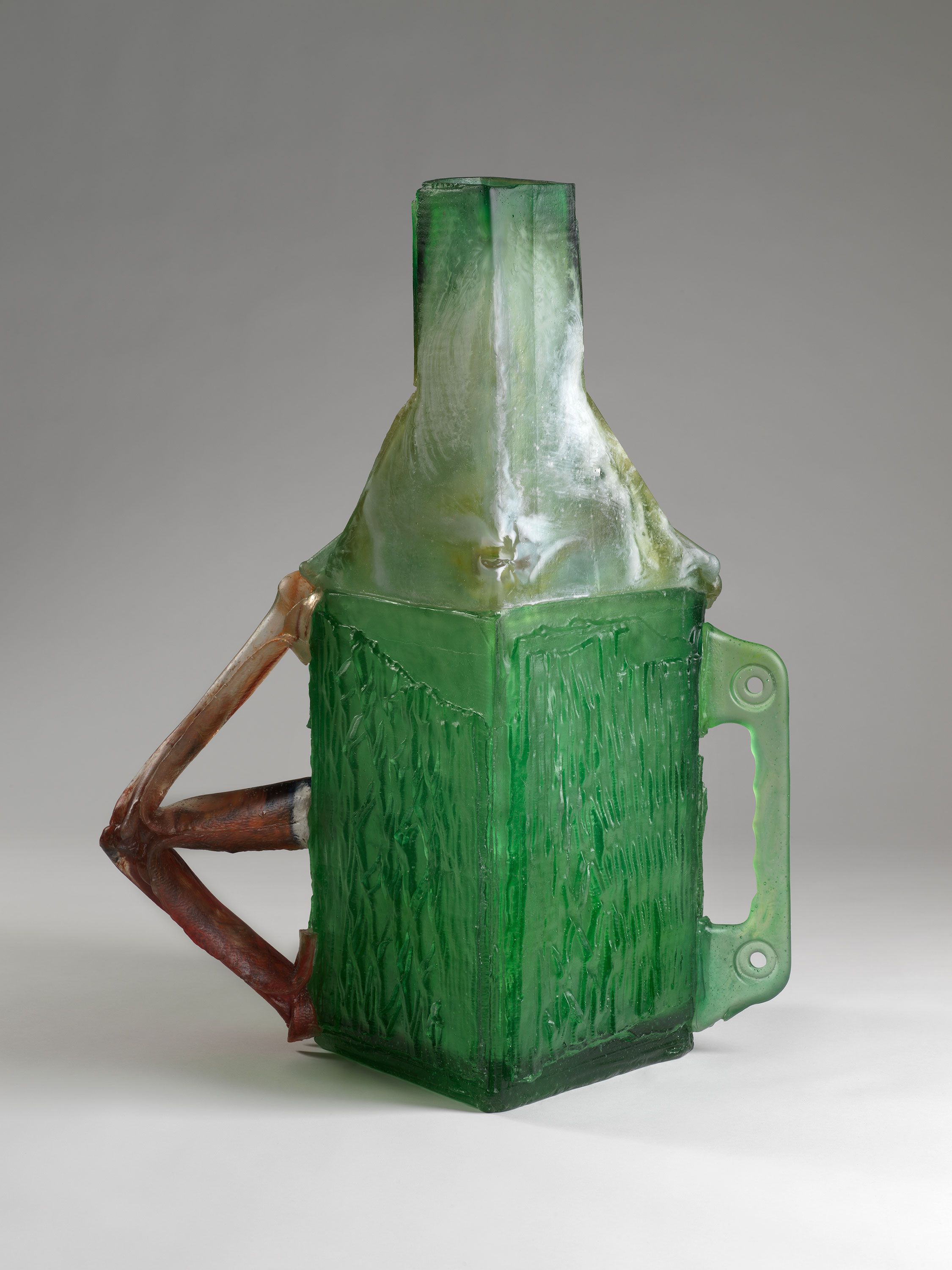 A sculpture by Andra Ursuta, titled To be confirmed (handles), dated 2020.