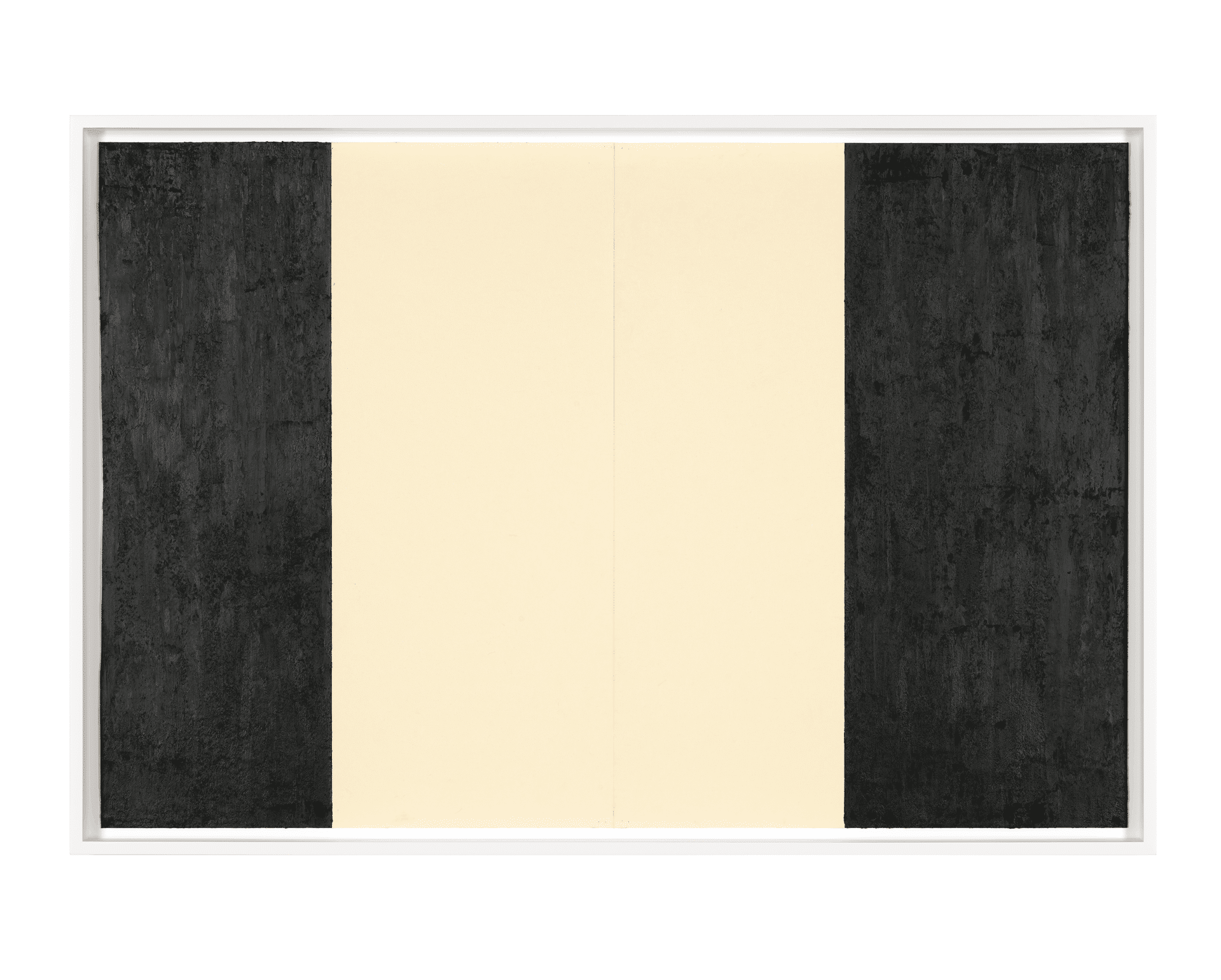 A drawing by Richard Serra, titled Greenpoint Horizontal Reversal #5, dated 2014.