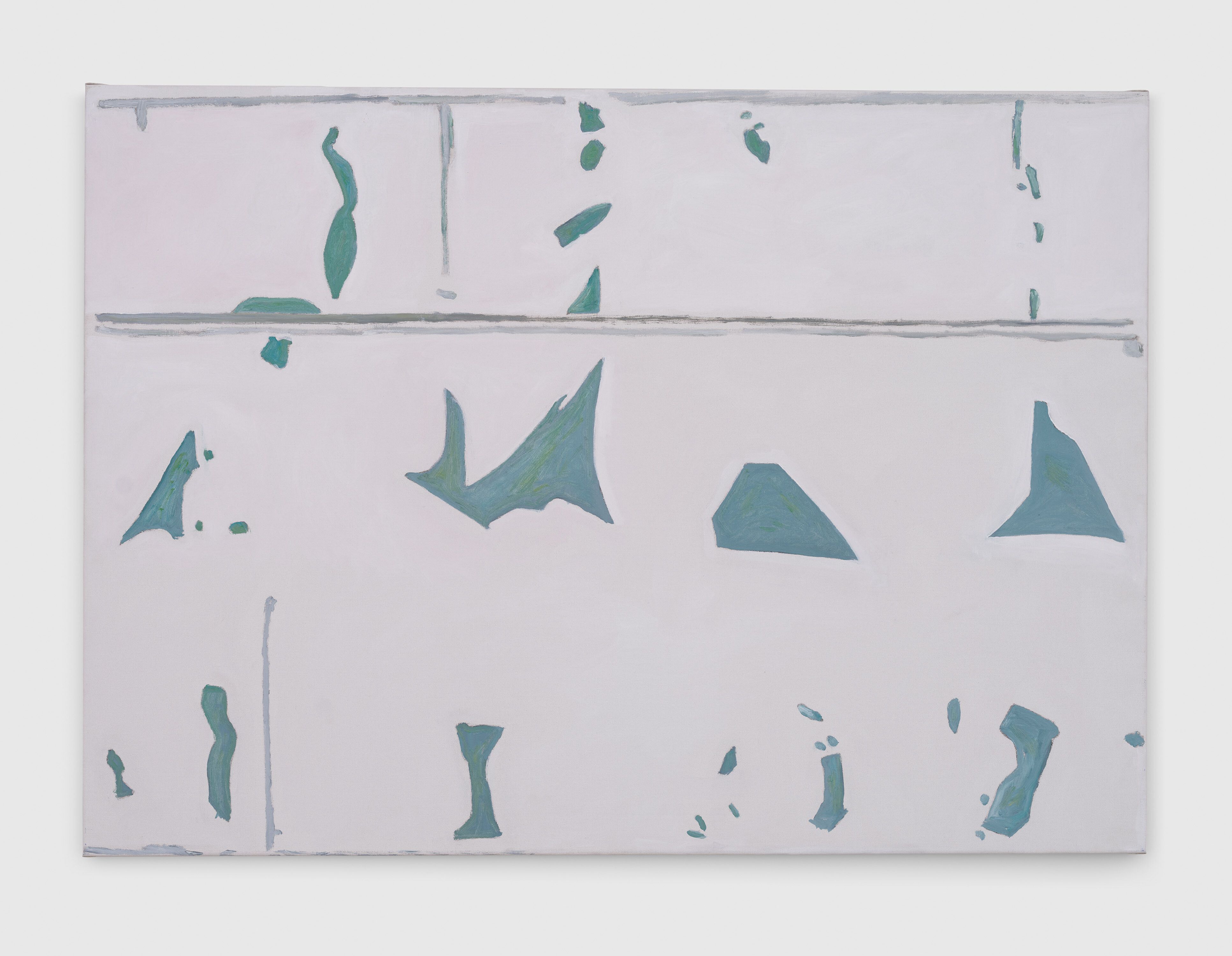 A painting by Raoul De Keyser, called Untitled, dated 2006.