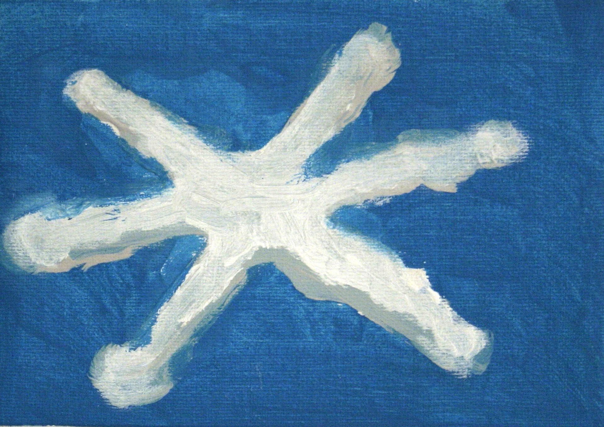 An untitled, undated painting by Yutaka Sone.