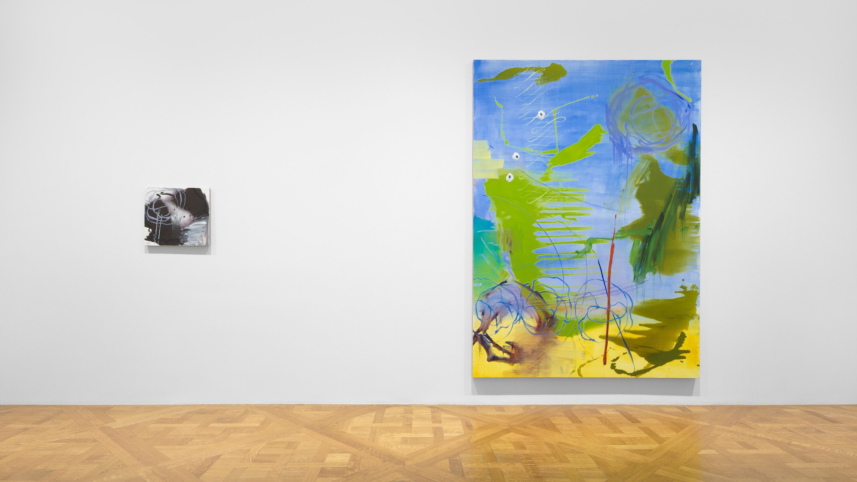 An Installation view, Emma McIntyre: An echo, a stain, David Zwirner New York, dated 2023