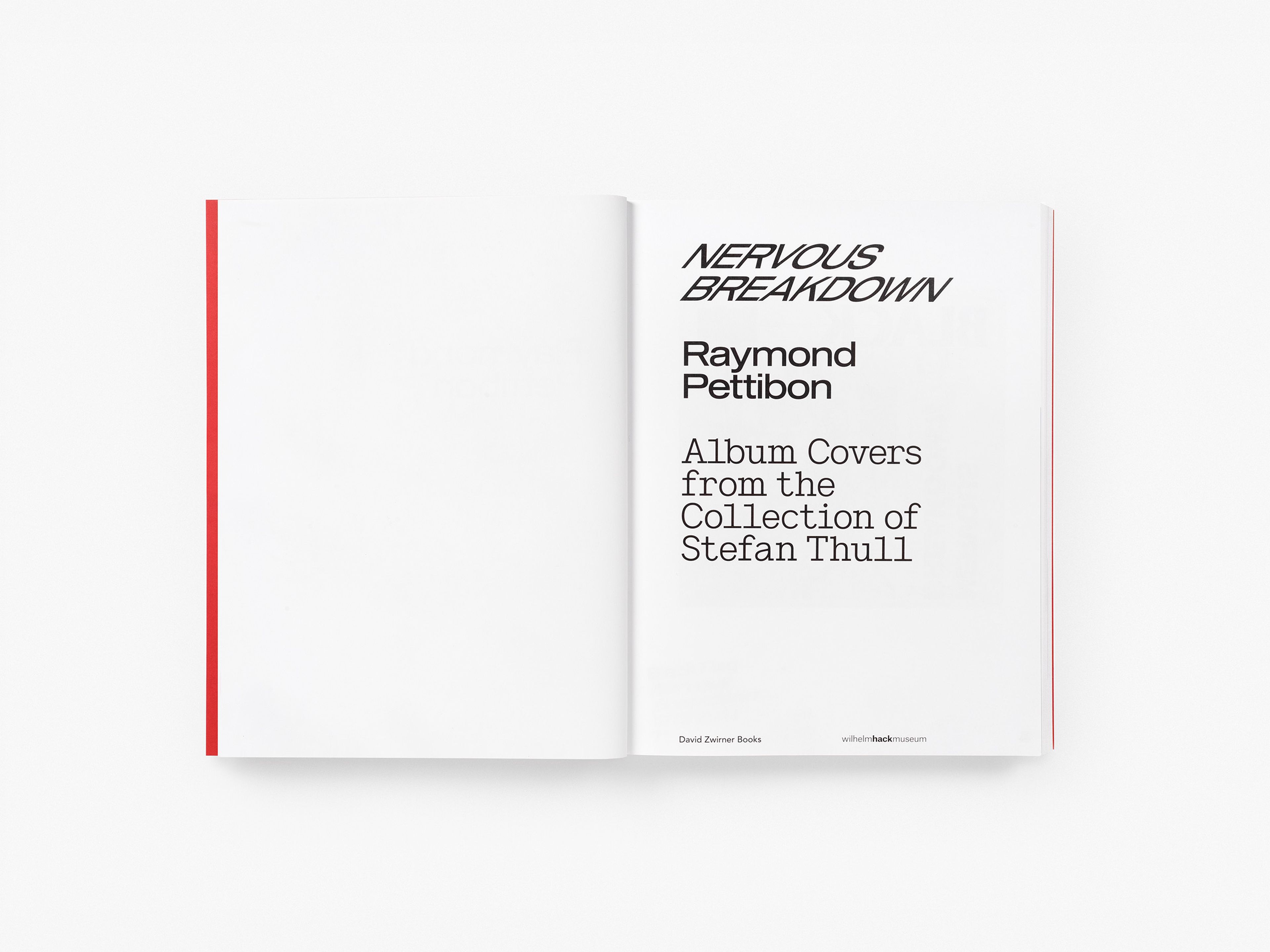 Nervous Breakdown: Raymond Pettibon title page