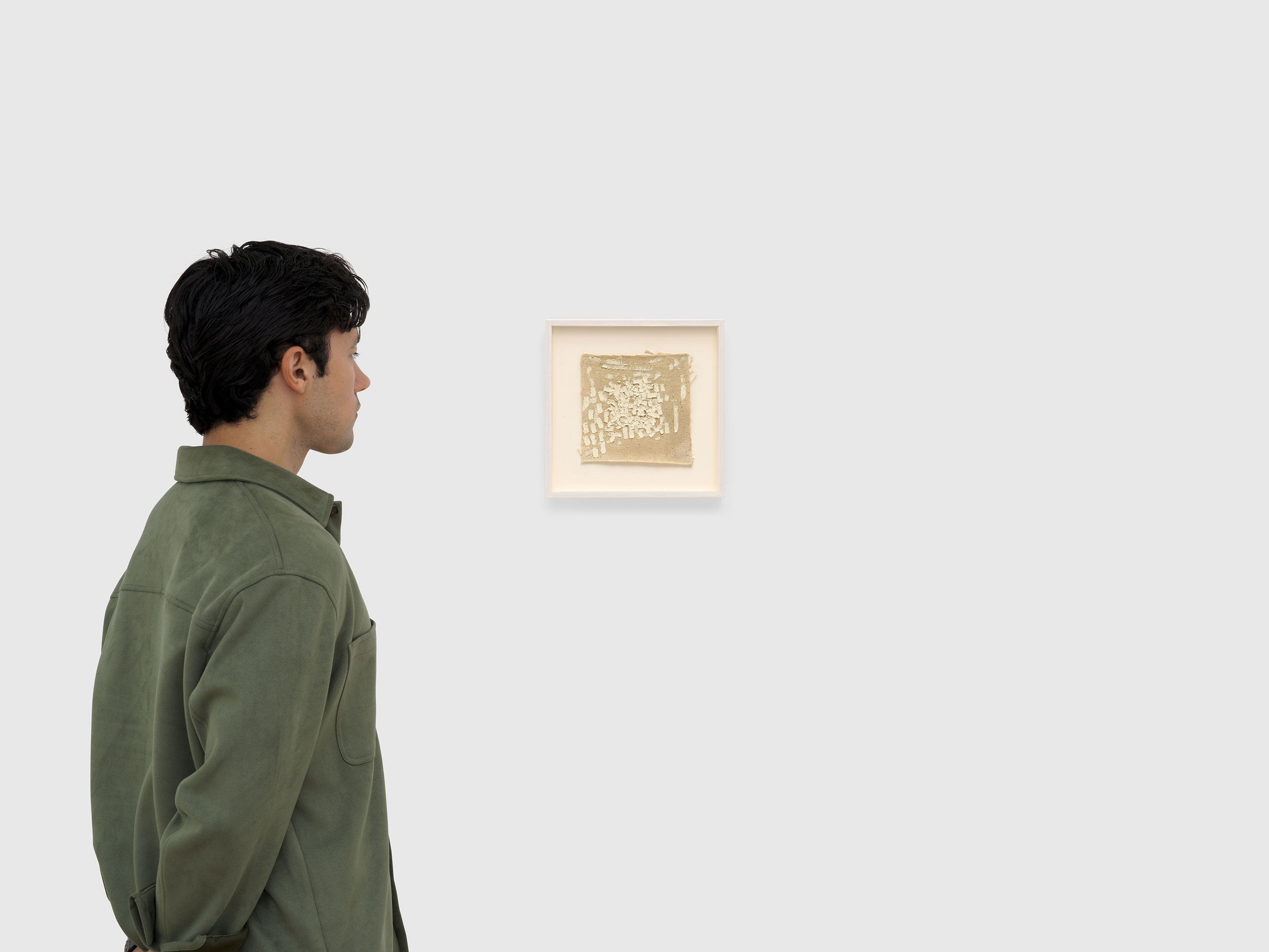 A painting by Robert Ryman, called Untitled Study, dated circa 1963.
