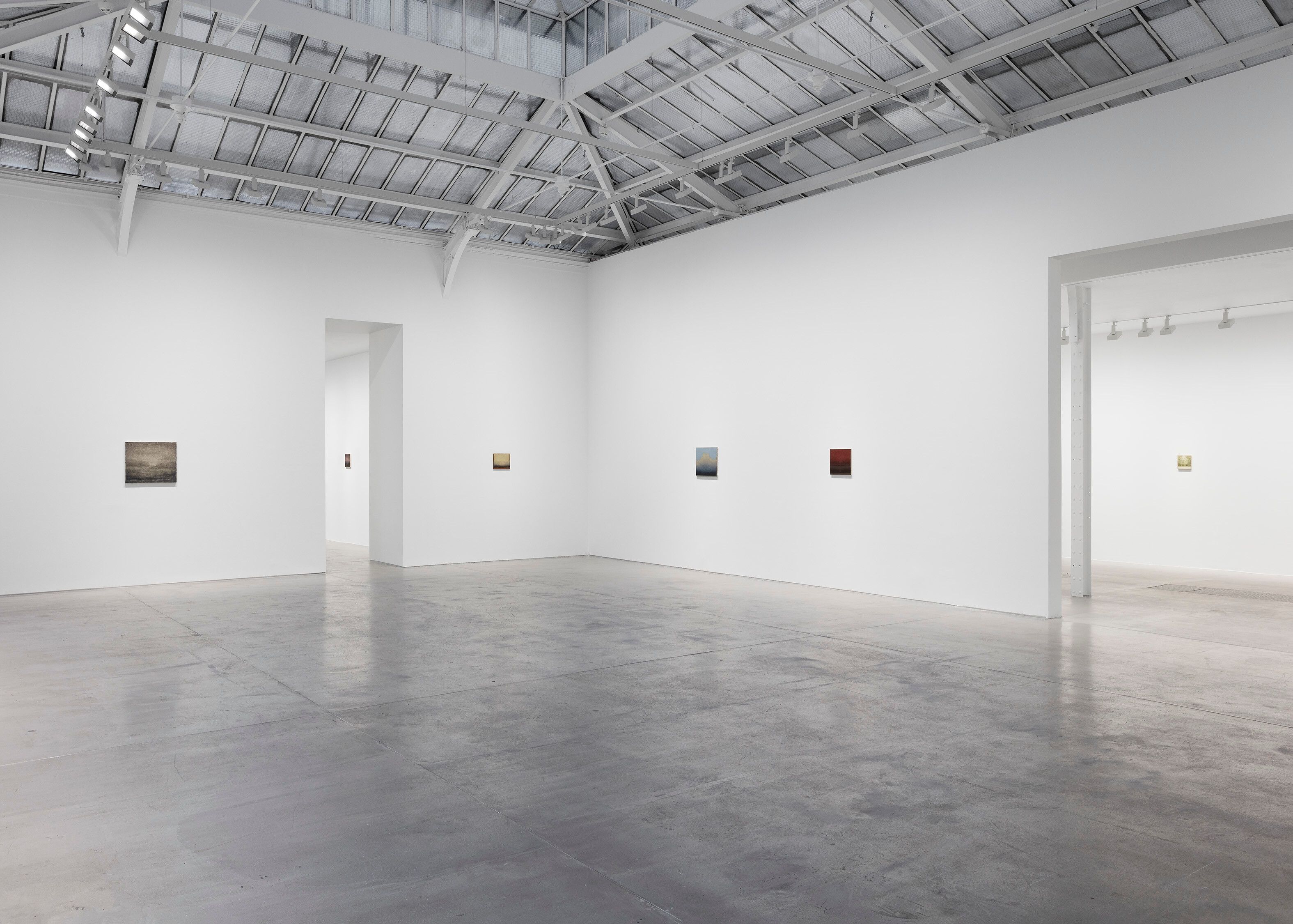 An installation view of Lucas Arruda: Assum Preto, David Zwirner, Paris, dated 2022