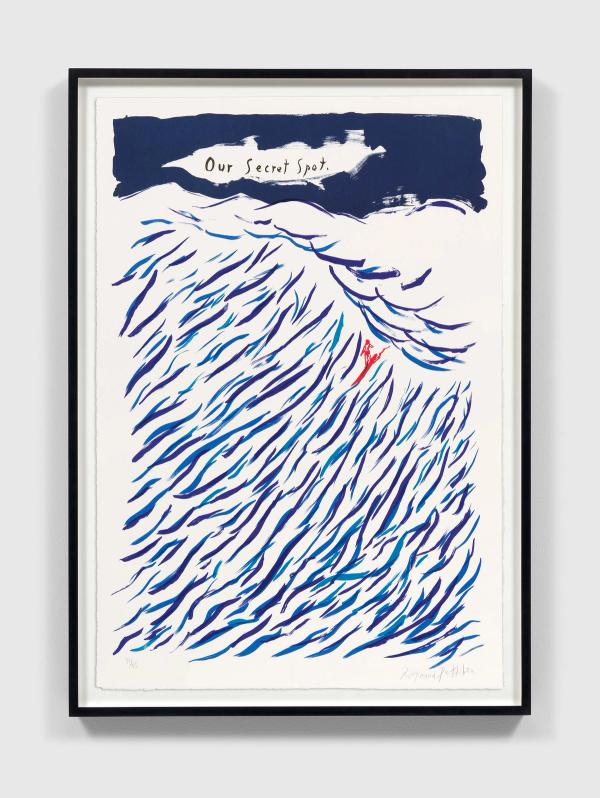 Raymond Pettibon — No Title (Our Secret Spot.)