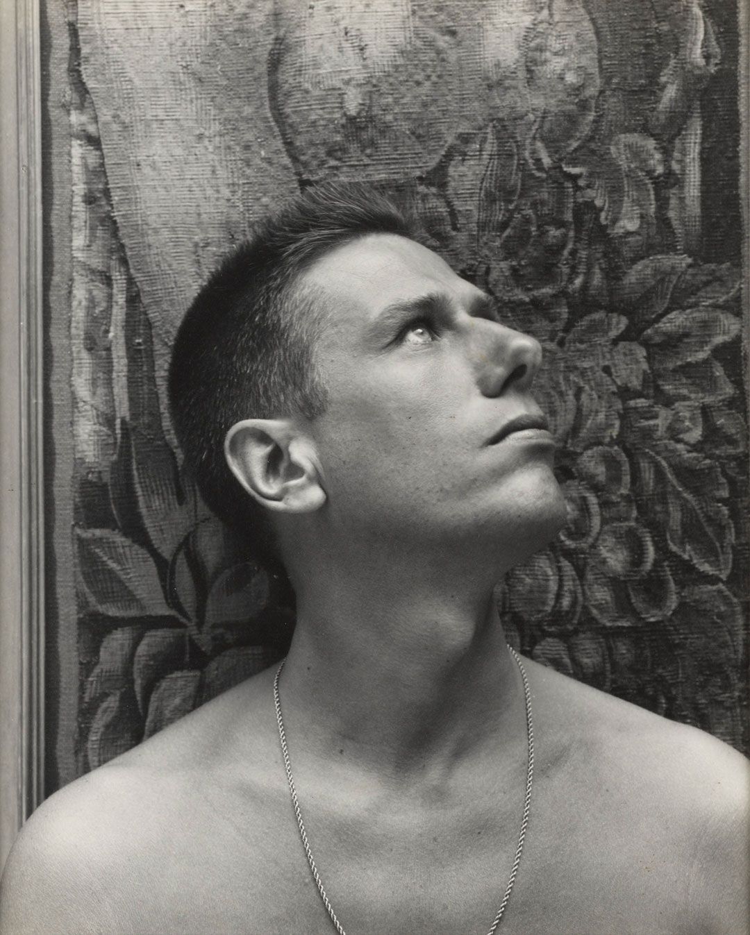 A gelatin silver print by George Platt Lynes, titled Paul Cadmus, circa 1938 to 1939.
