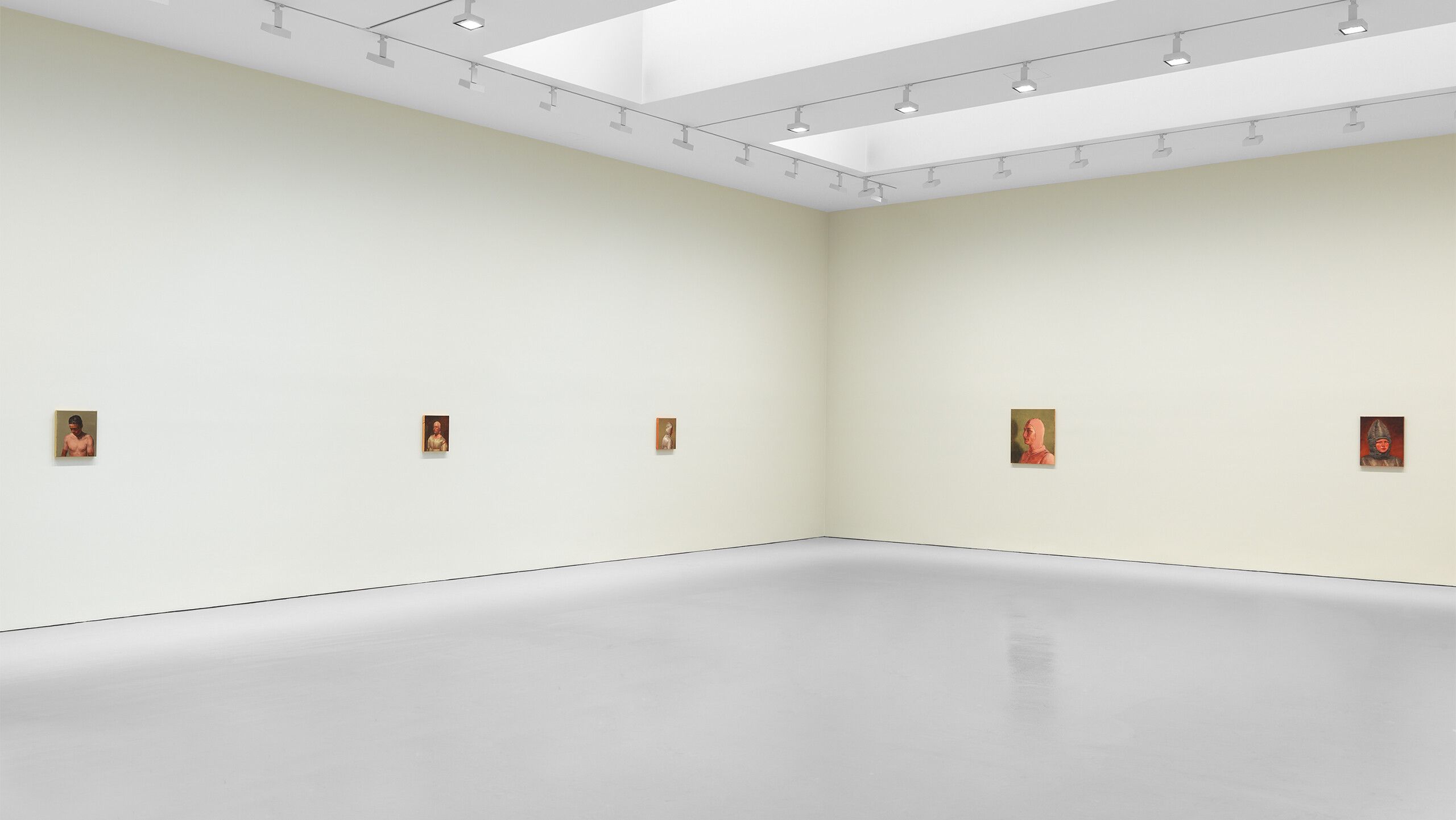 Installation view, Michaël Borremans: The Acrobat, New York, 2022