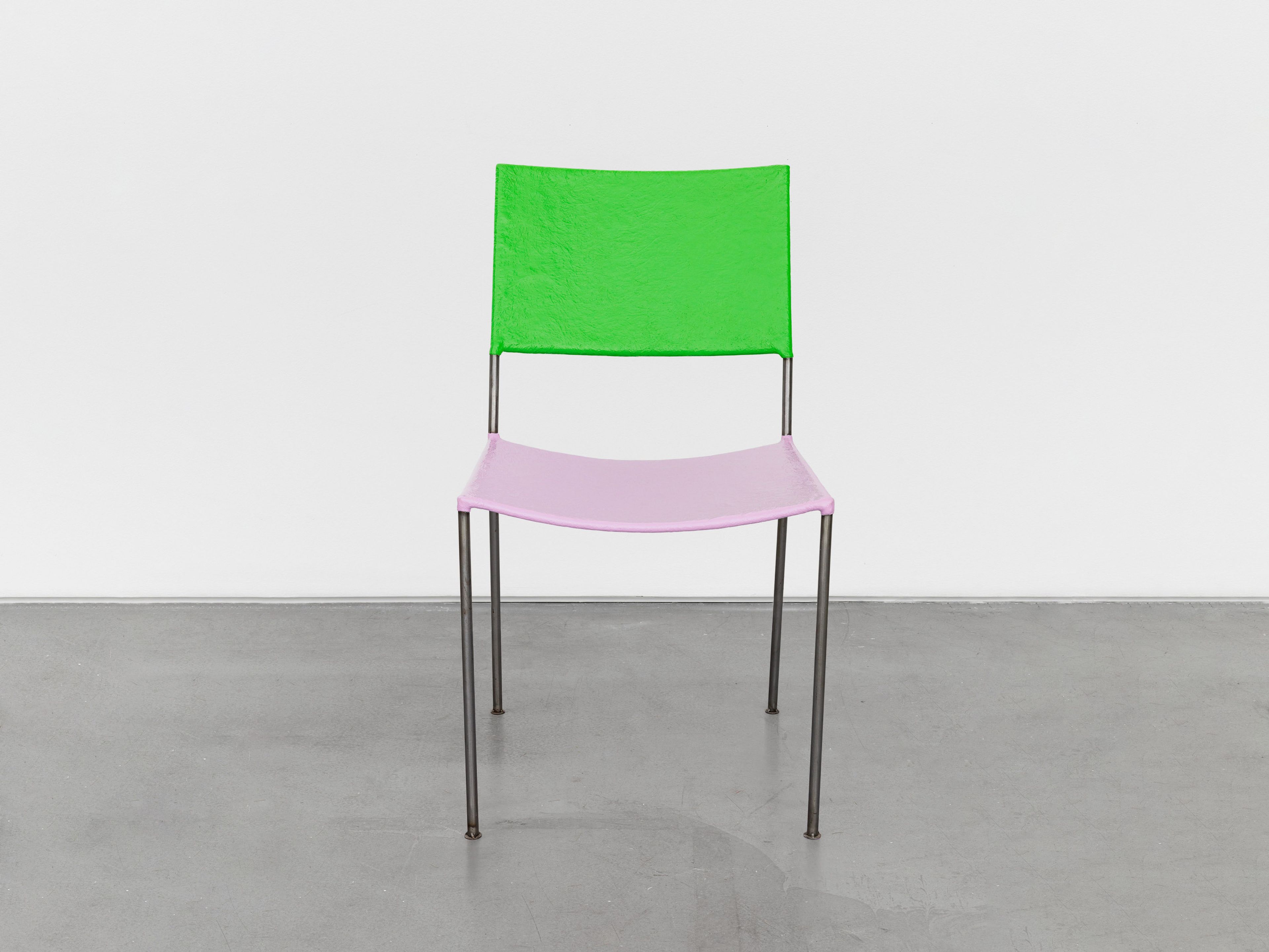 Furniture by Franz West, titled Künstlerstuhl (Artist's Chair), dated 2006.