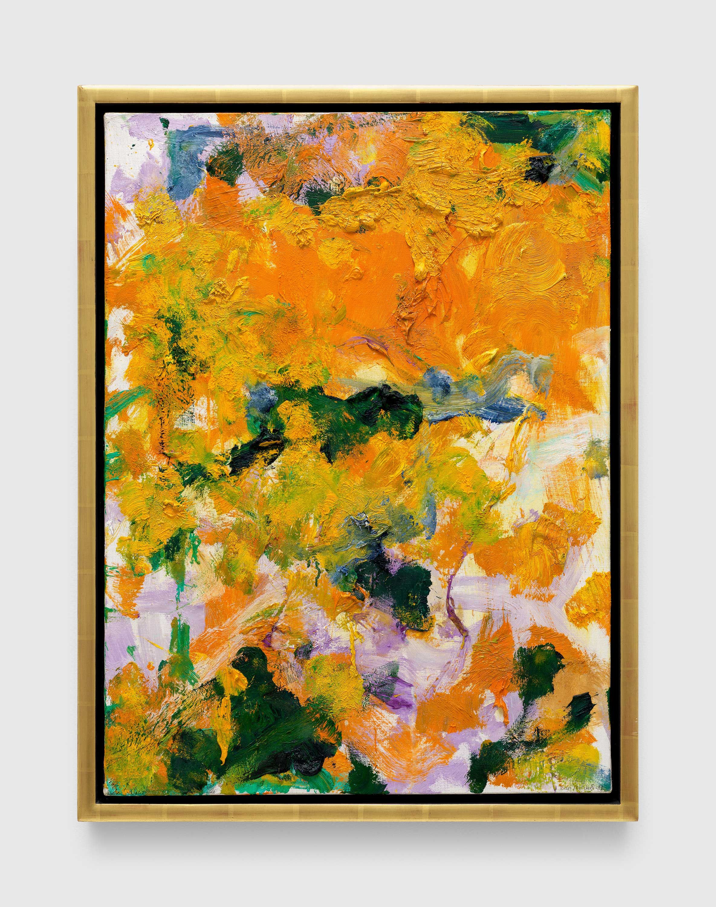 A painting by Joan Mitchell, titled Room, dated 1981.