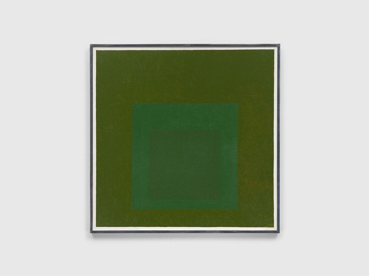 A painting by Josef Albers, titled Study for Homage to the Square, dated 1967