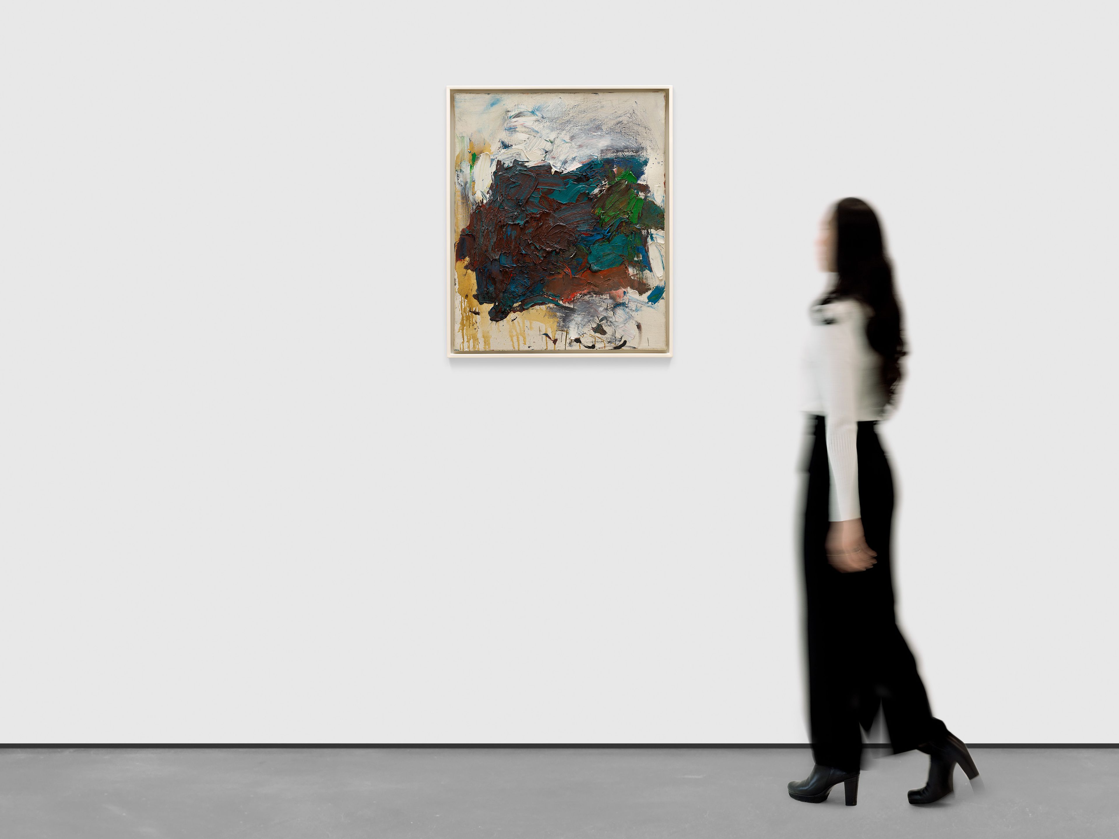 An untitled painting by Joan Mitchell, dated circa 1964.