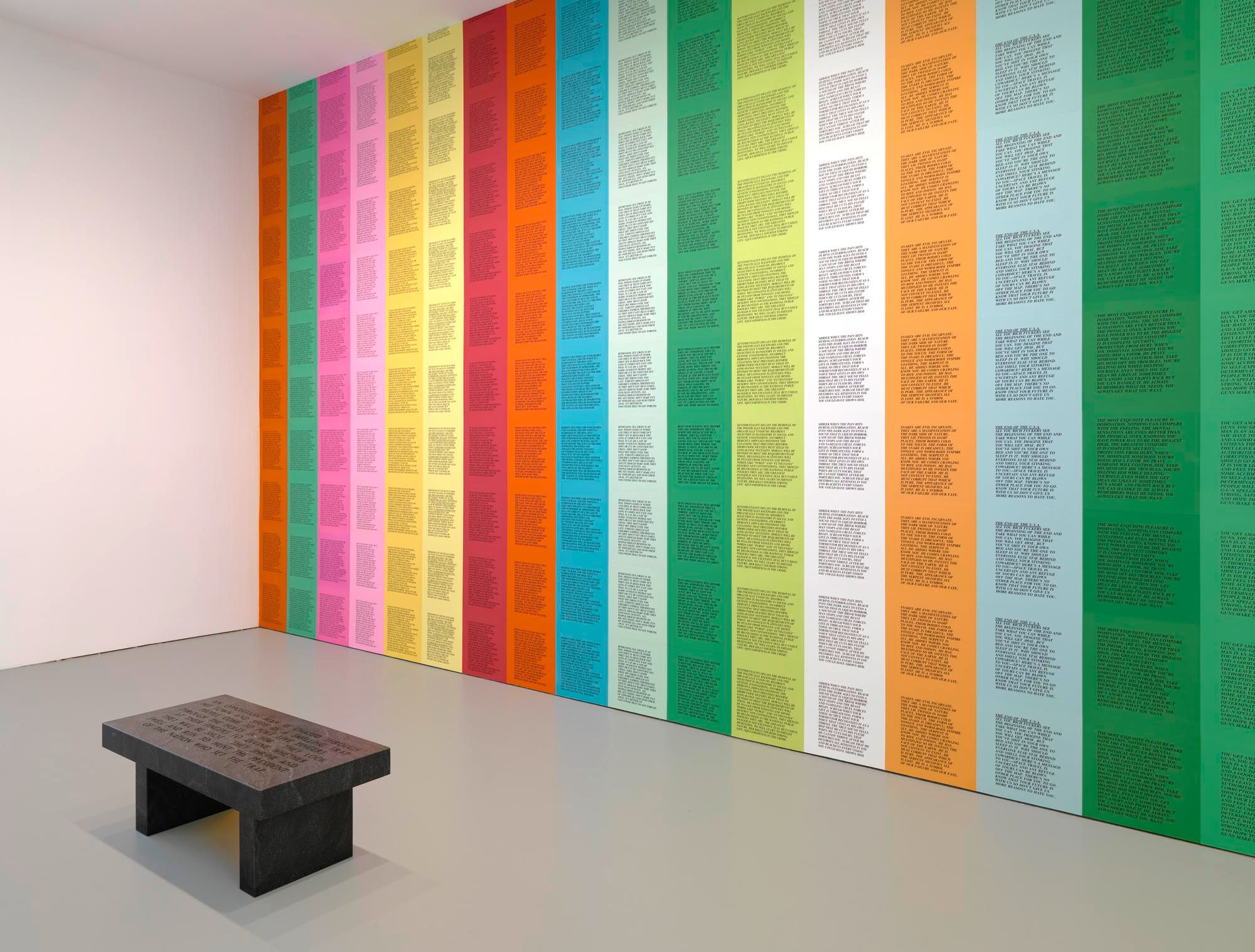 An installation view of the exhibition No Problem: Cologne/New York1984-1989, at David Zwirner New York, dated 2014.