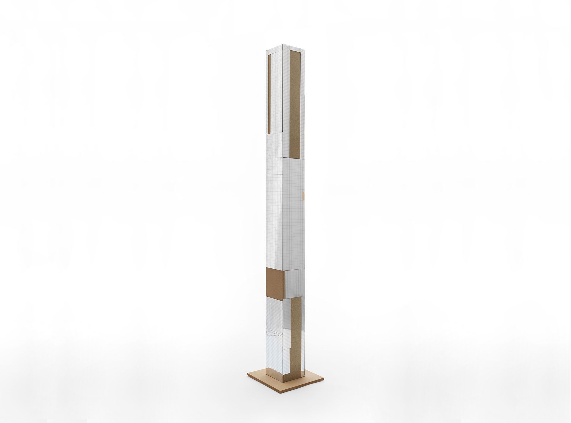 An untitled sculpture by Isa Genzken, dated 2018. 