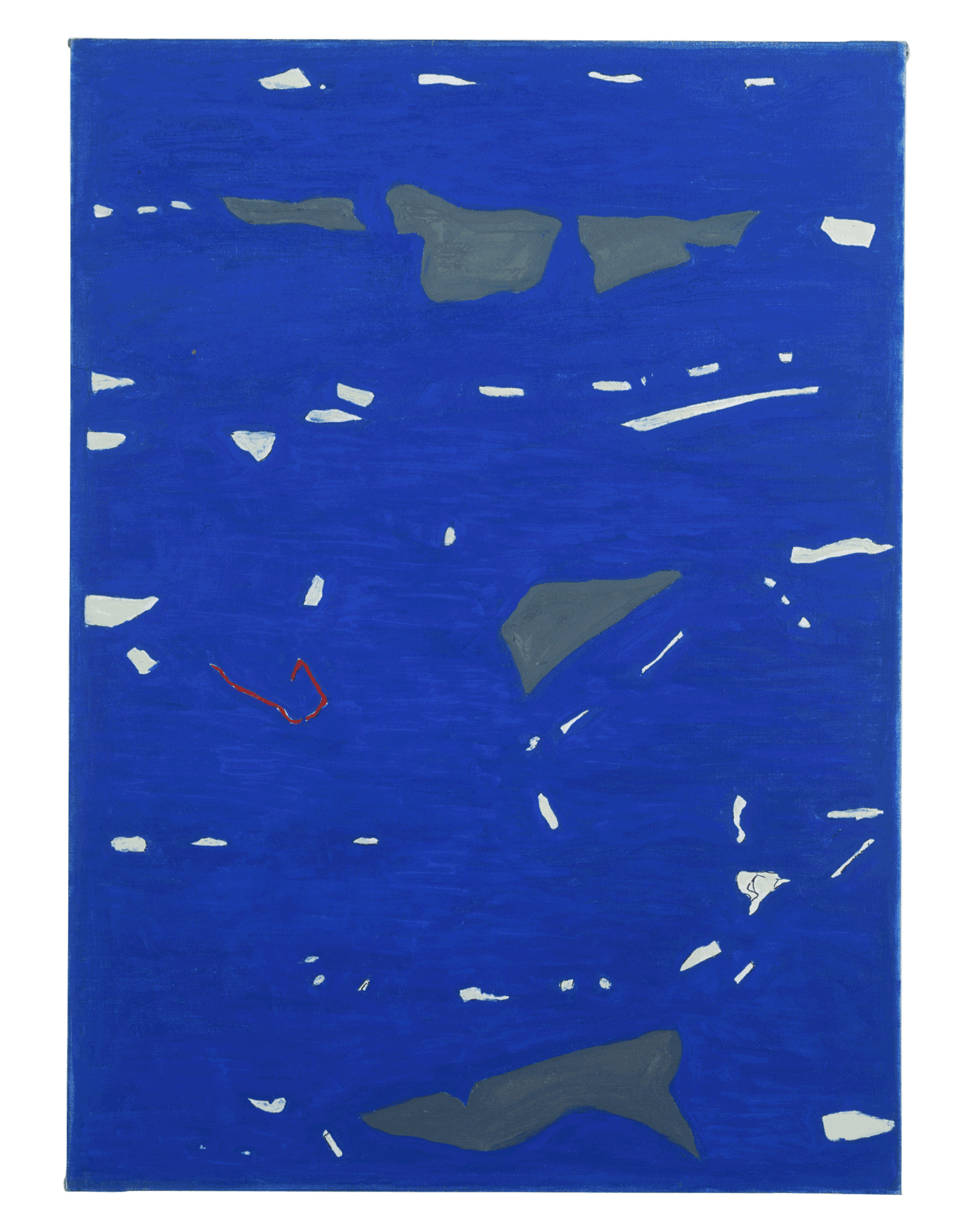A painting by Raoul de Keyser, titled Resume, dated 2003.