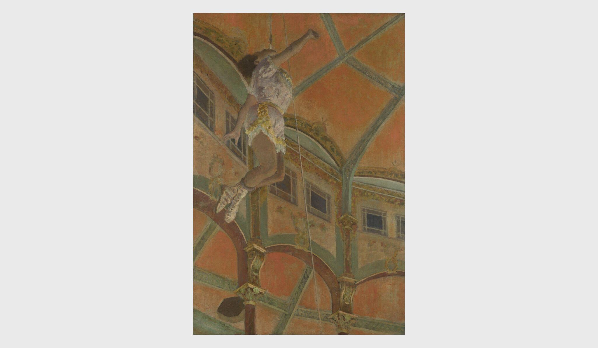 Edgar Degas, Miss La La at the Cirque Fernando, dated 1879
