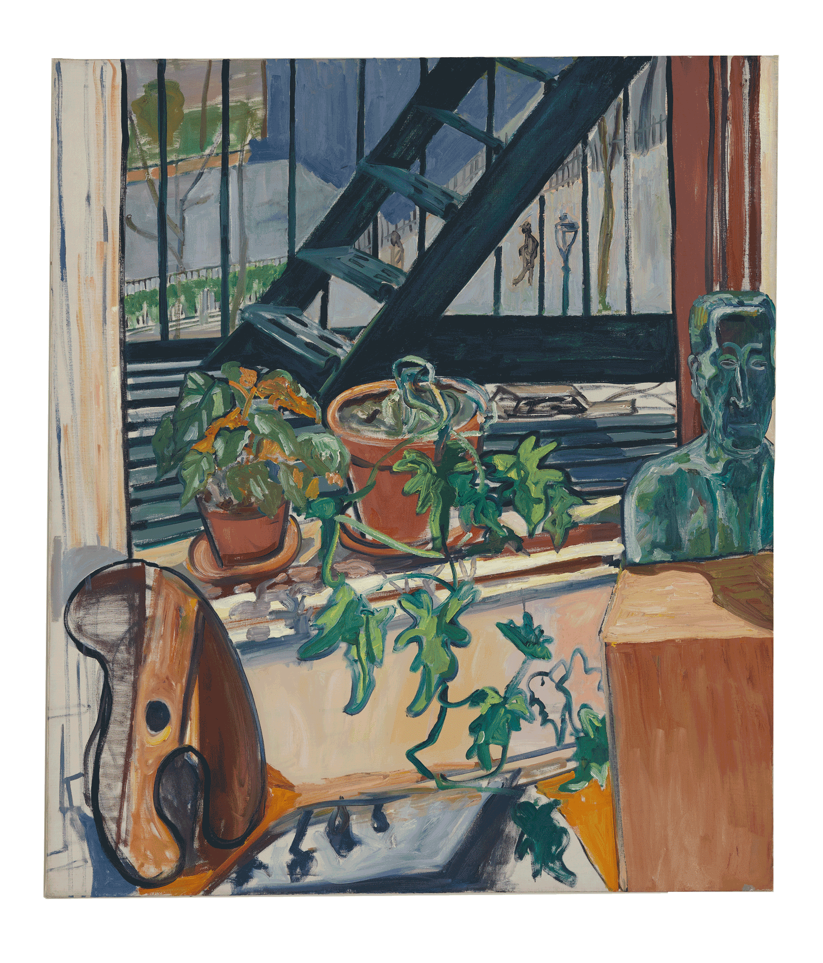 A painting by Alice Neel, titled Still Life, dated 1964.