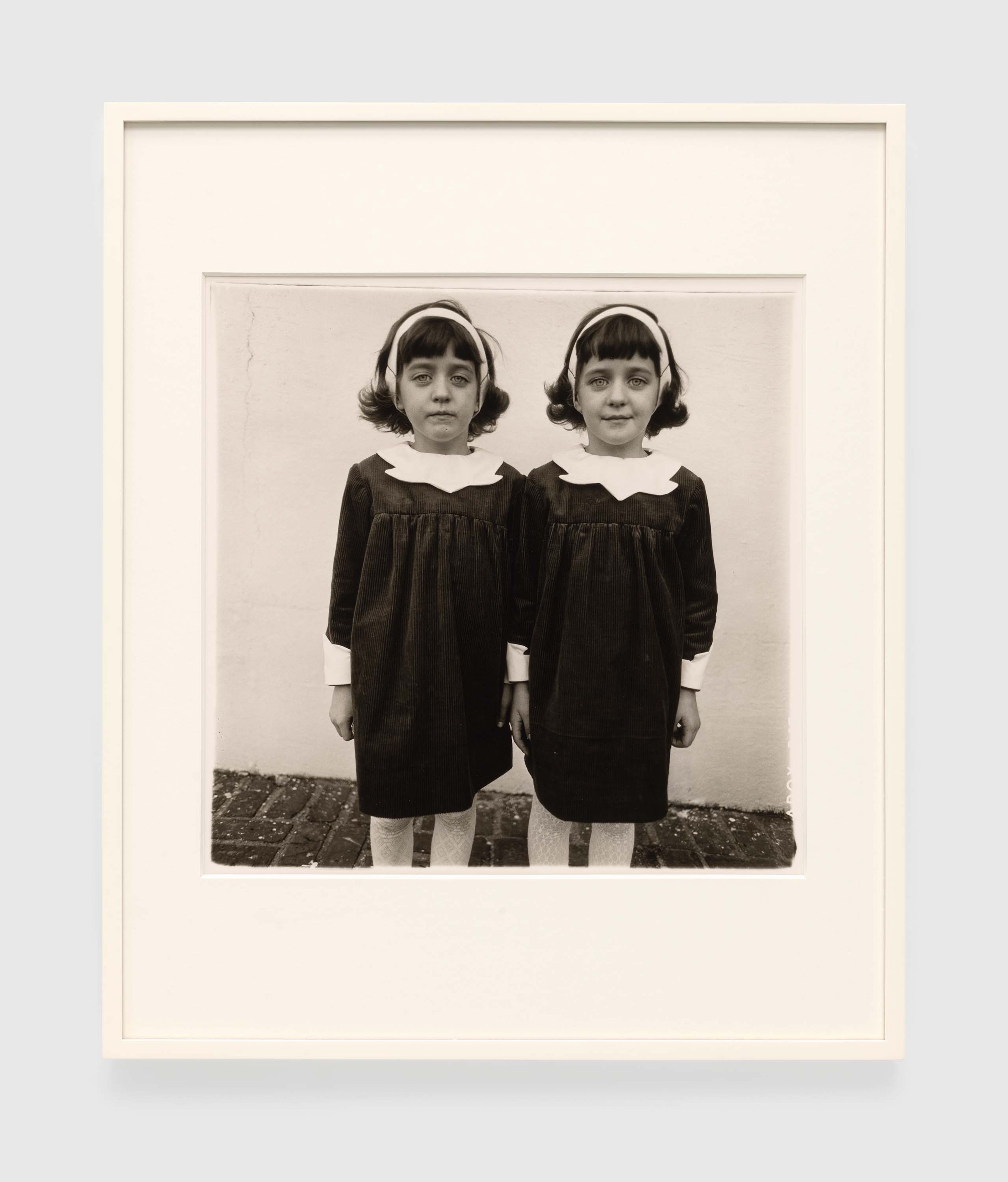 A detail from a set of 10 photographs by Diane Arbus, titled A box of ten photographs, dated 1970.