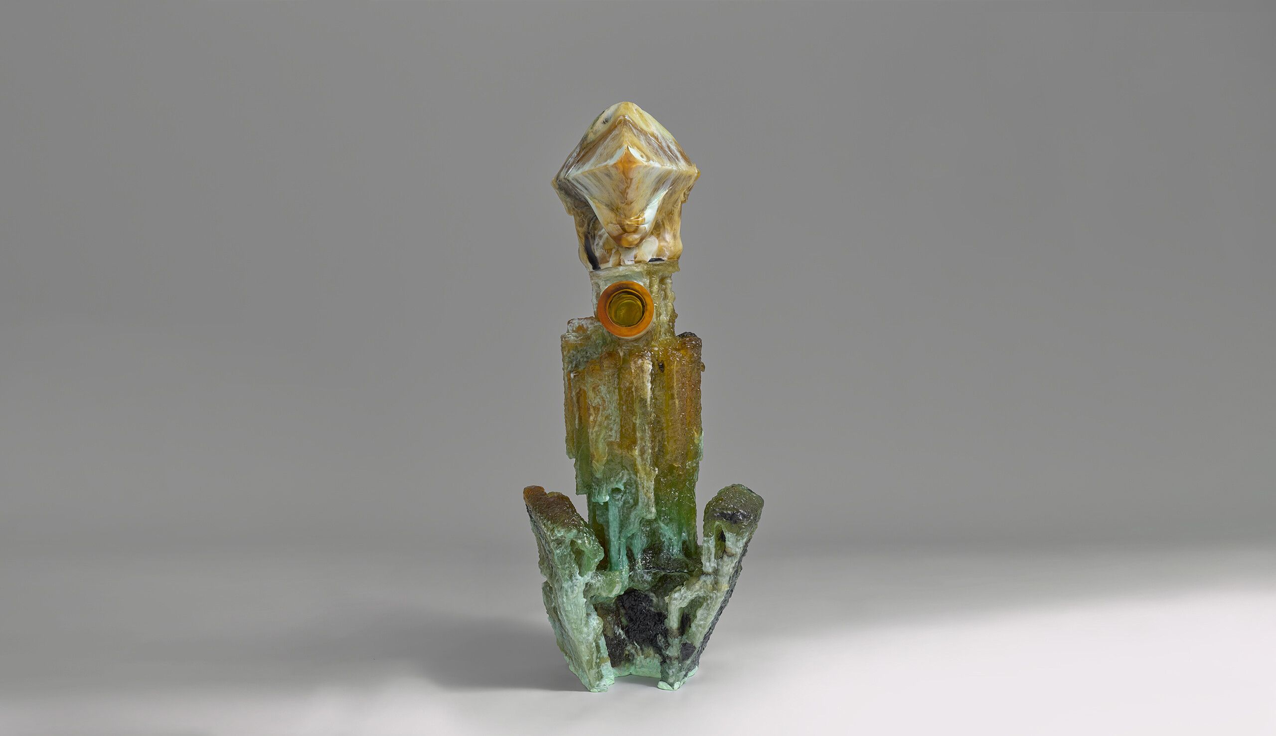 A sculpture by Andra Ursuta, titled Habit Hole, dated 2022.