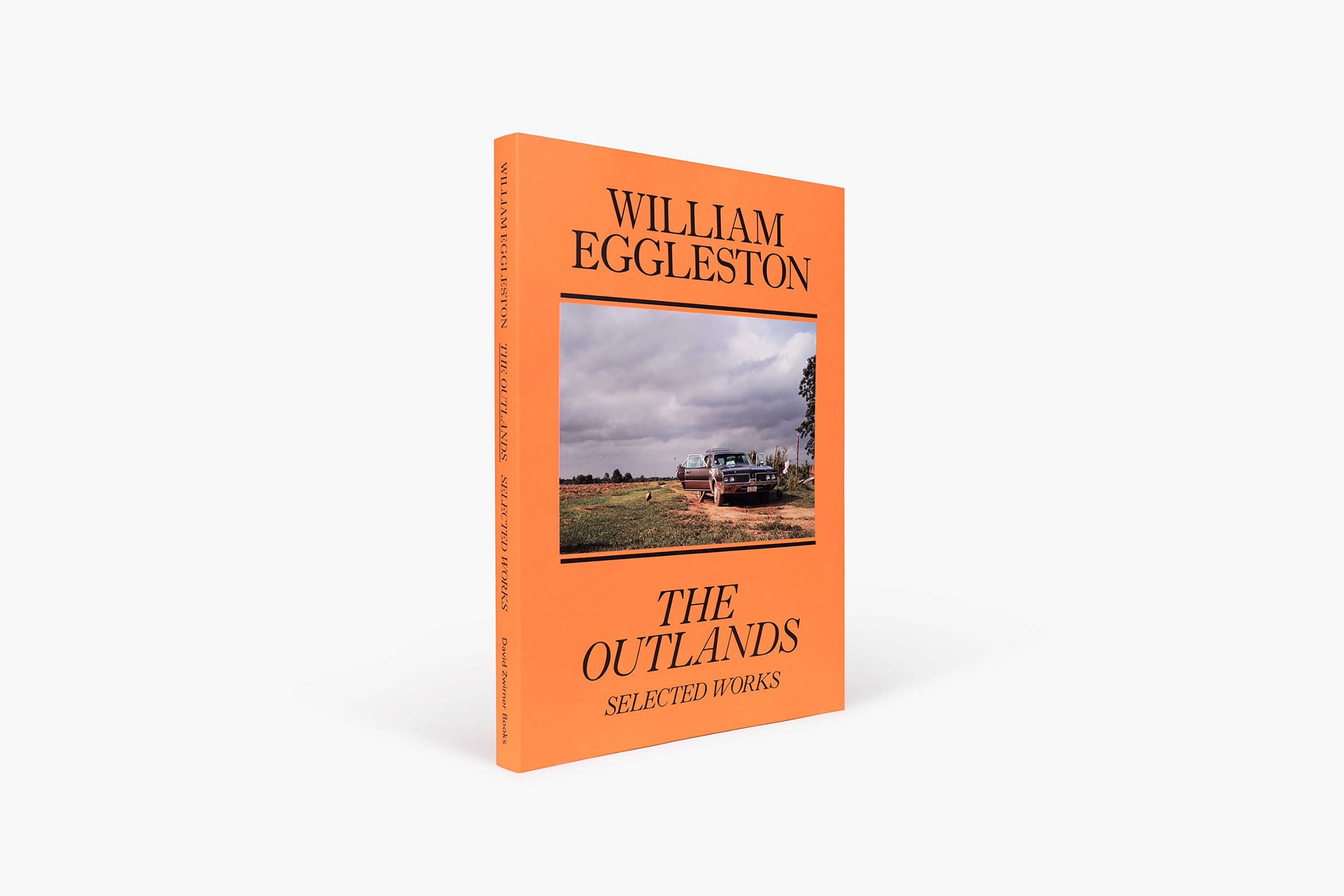 A photograph of photo book titled "William Eggleston: The Outlands," dated 2022.